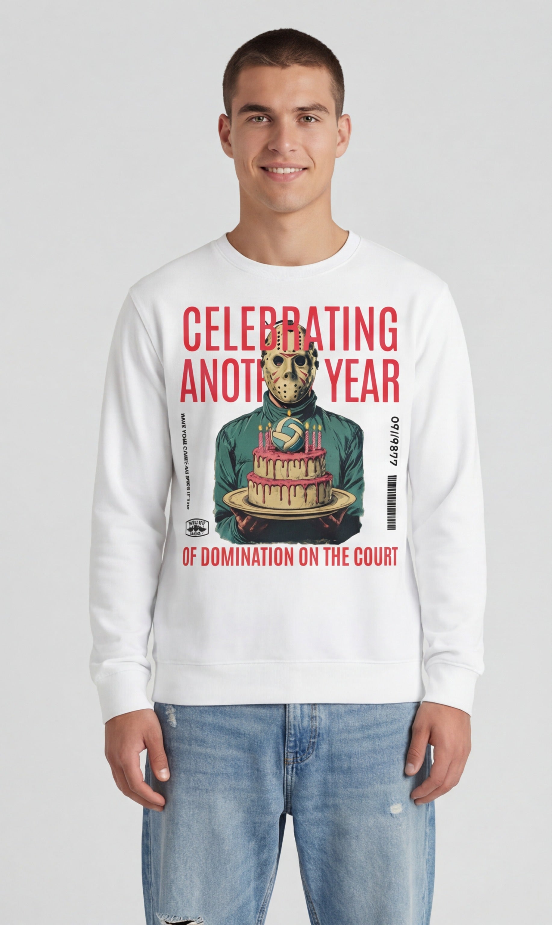 Birthday Domination — Killer Volleyball Sweatshirt