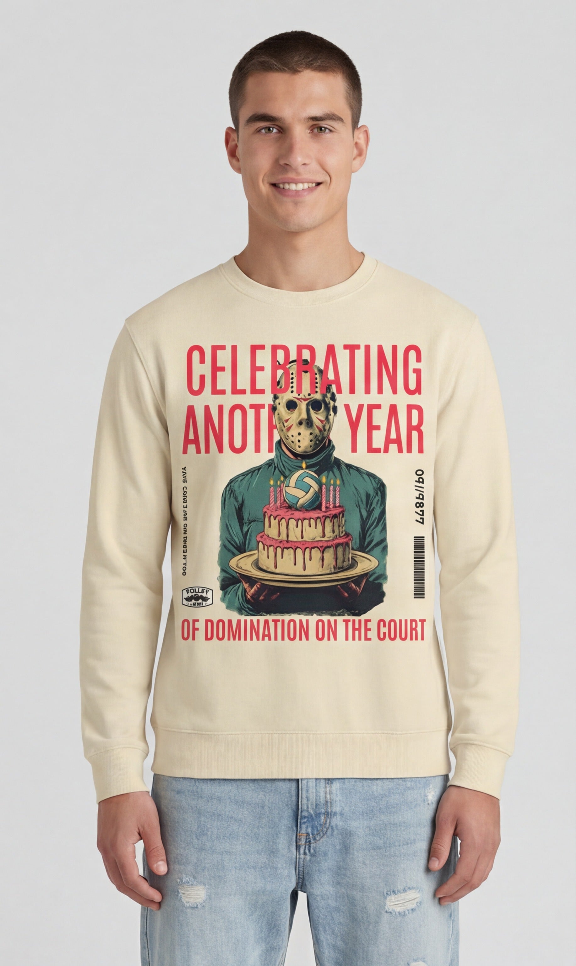 Birthday Domination — Killer Volleyball Sweatshirt