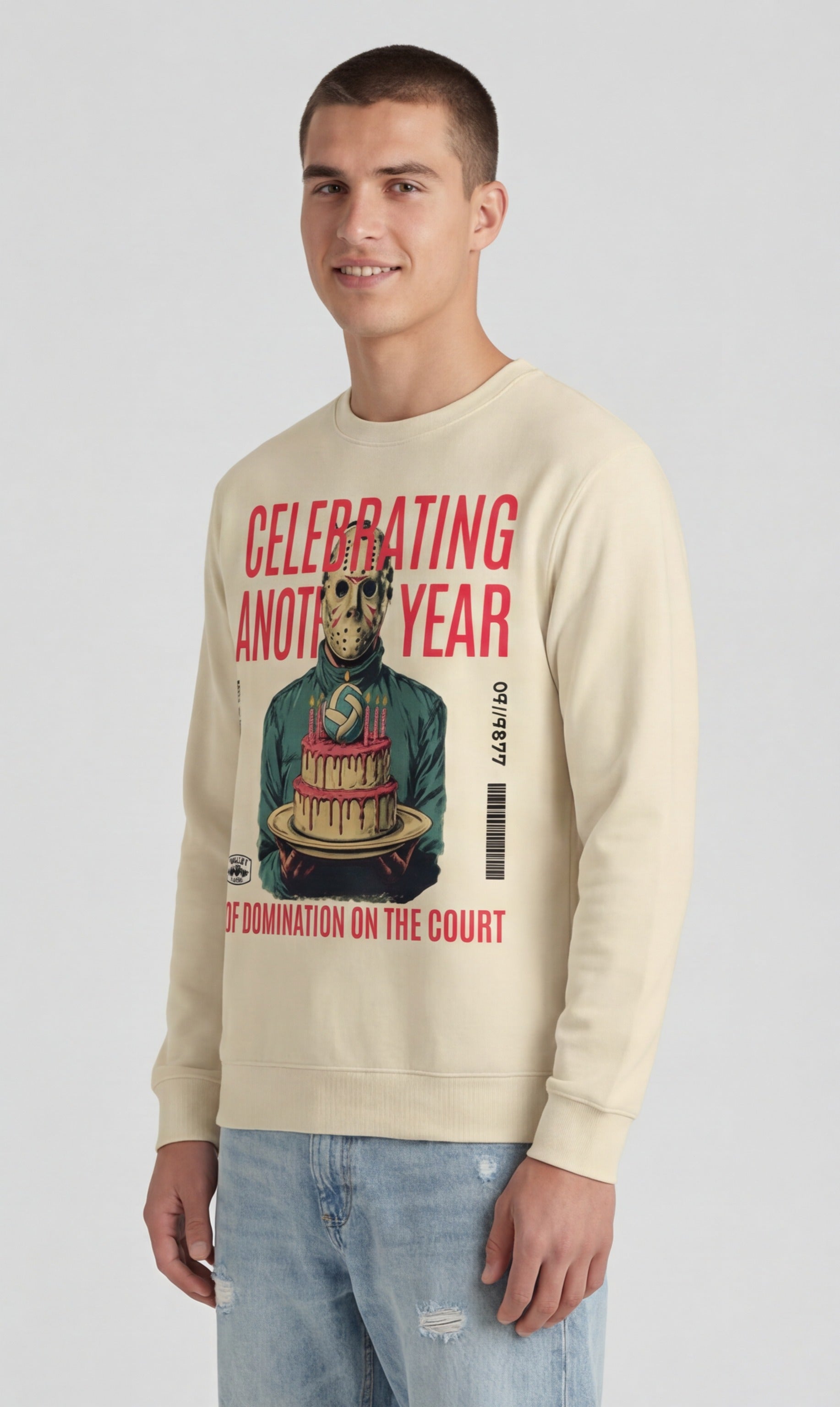 Birthday Domination — Killer Volleyball Sweatshirt