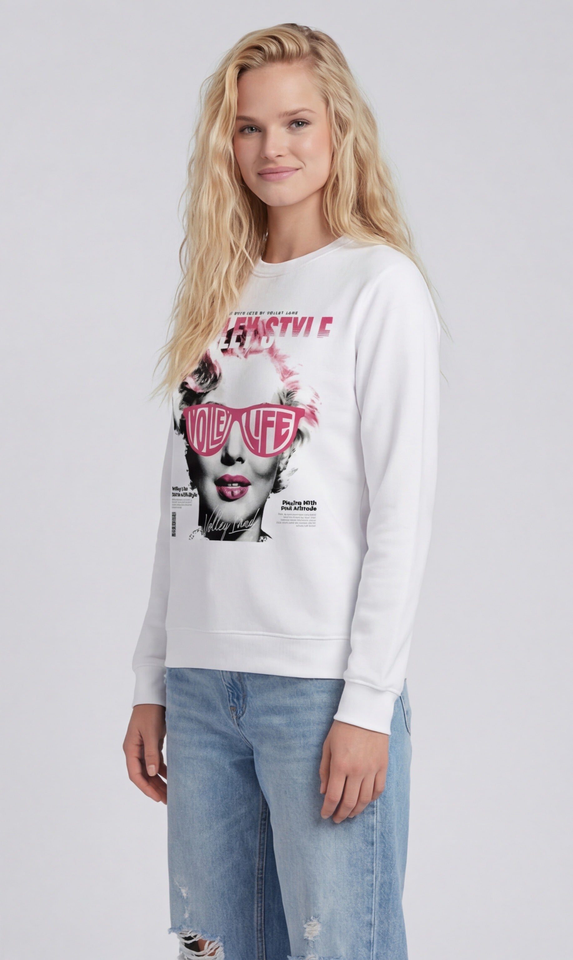 Volley Life Magazine Cover Sweatshirt