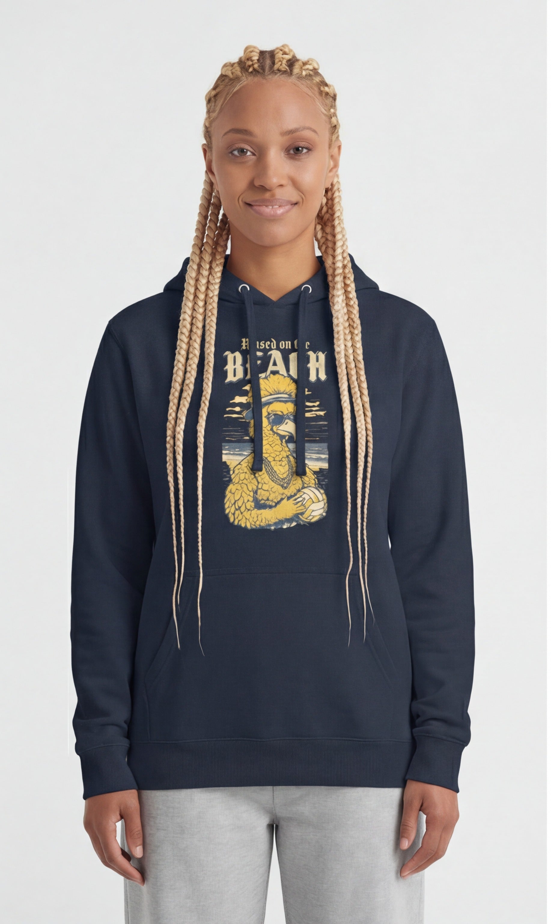 Gangsta Bird Beach Volleyball Hoodie