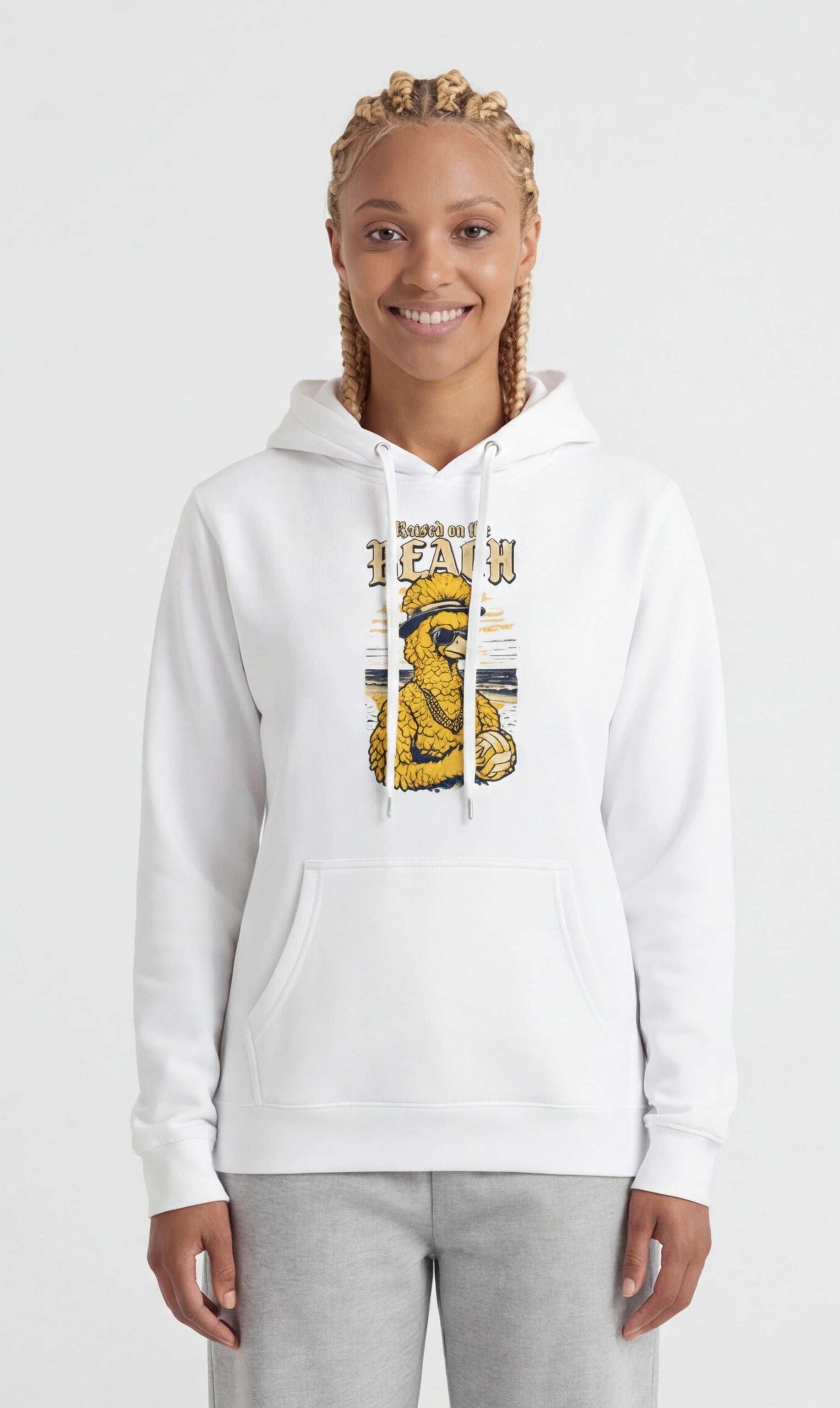 Gangsta Bird Beach Volleyball Hoodie