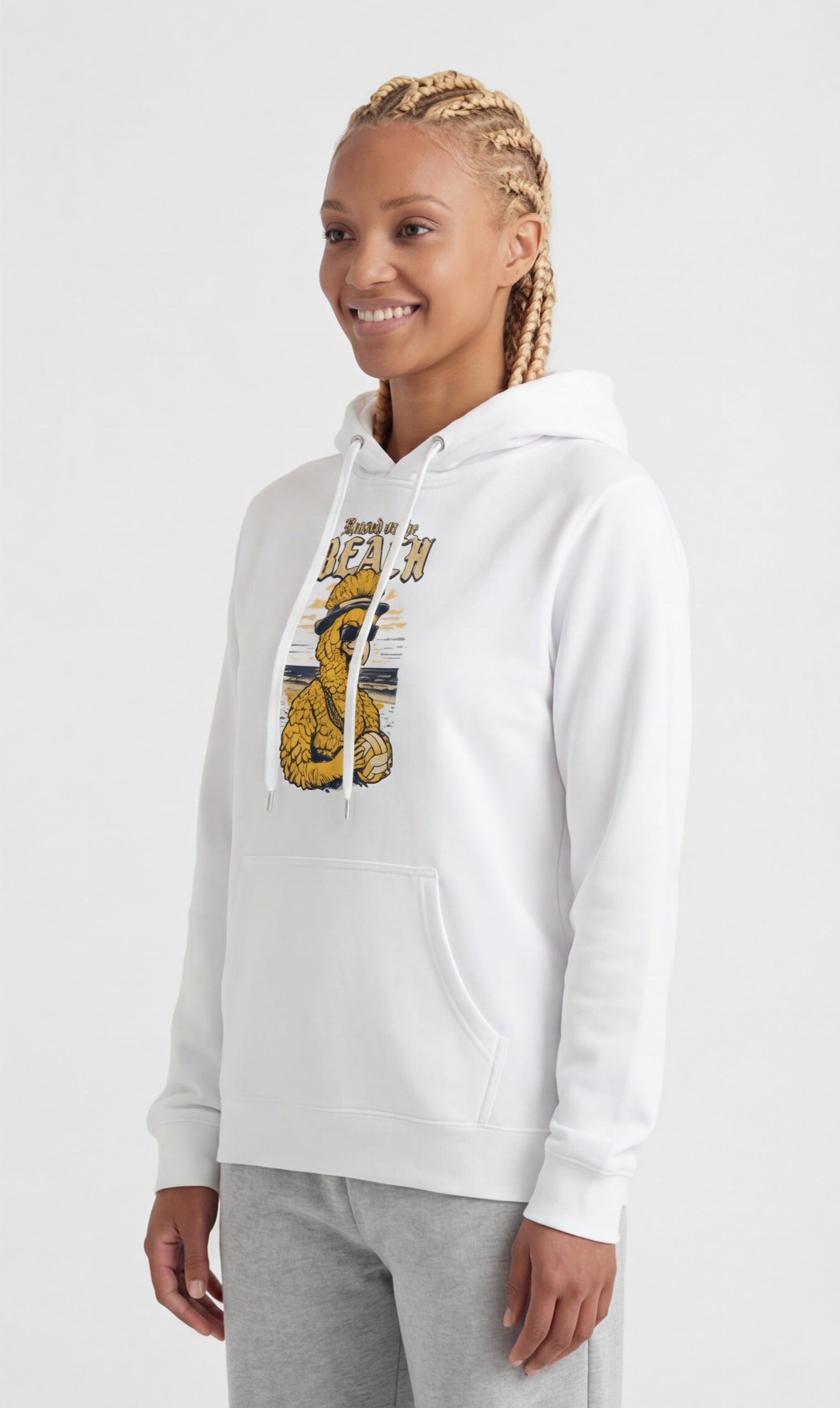 Gangsta Bird Beach Volleyball Hoodie