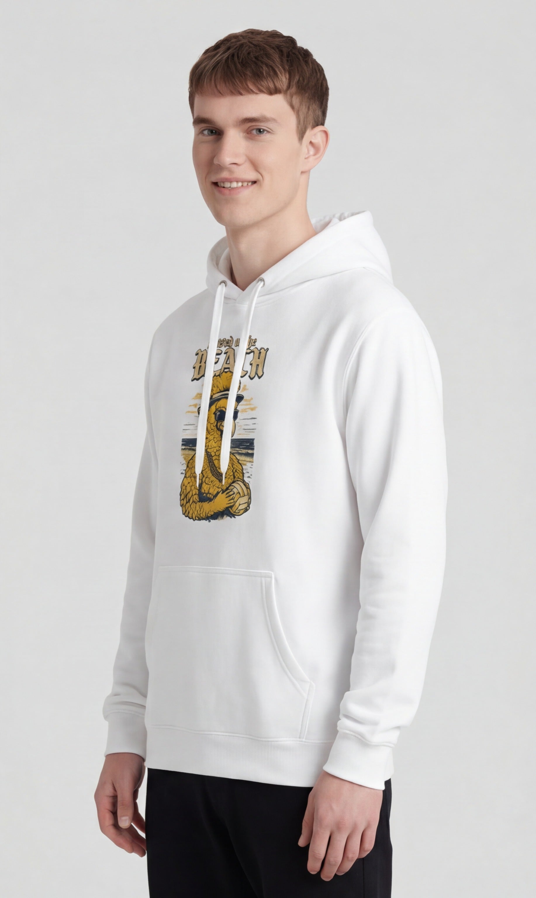 Gangsta Bird Beach Volleyball Hoodie