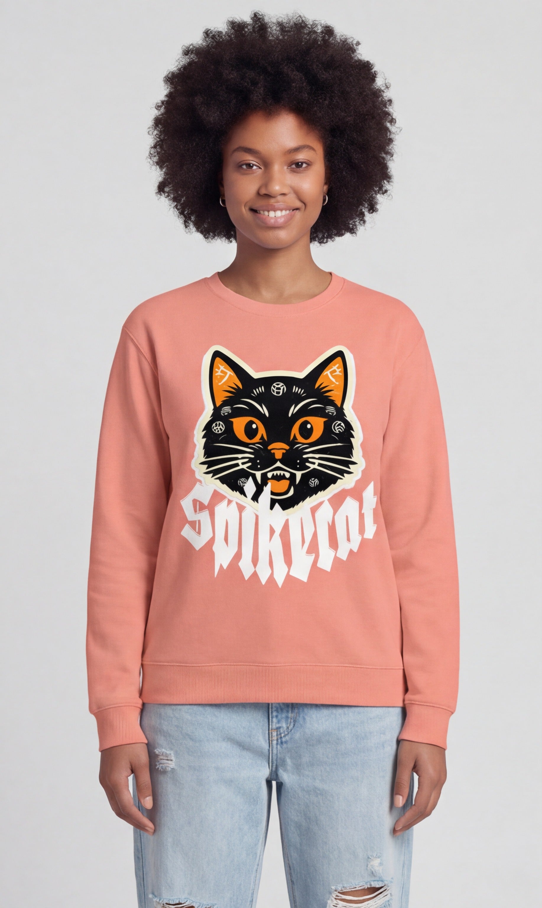 Spikecat — Fierce Volleyball Cat Sweatshirt