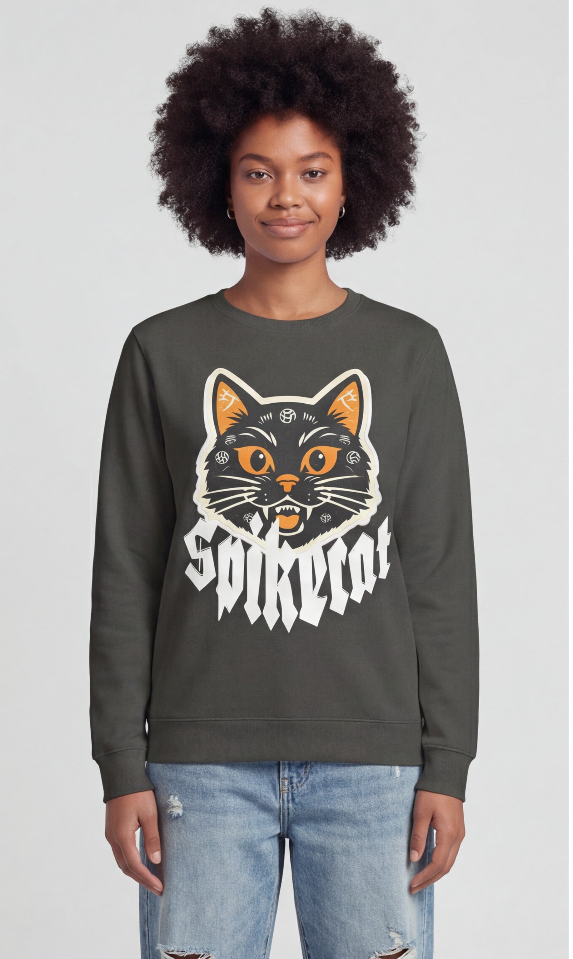 Spikecat — Fierce Volleyball Cat Sweatshirt