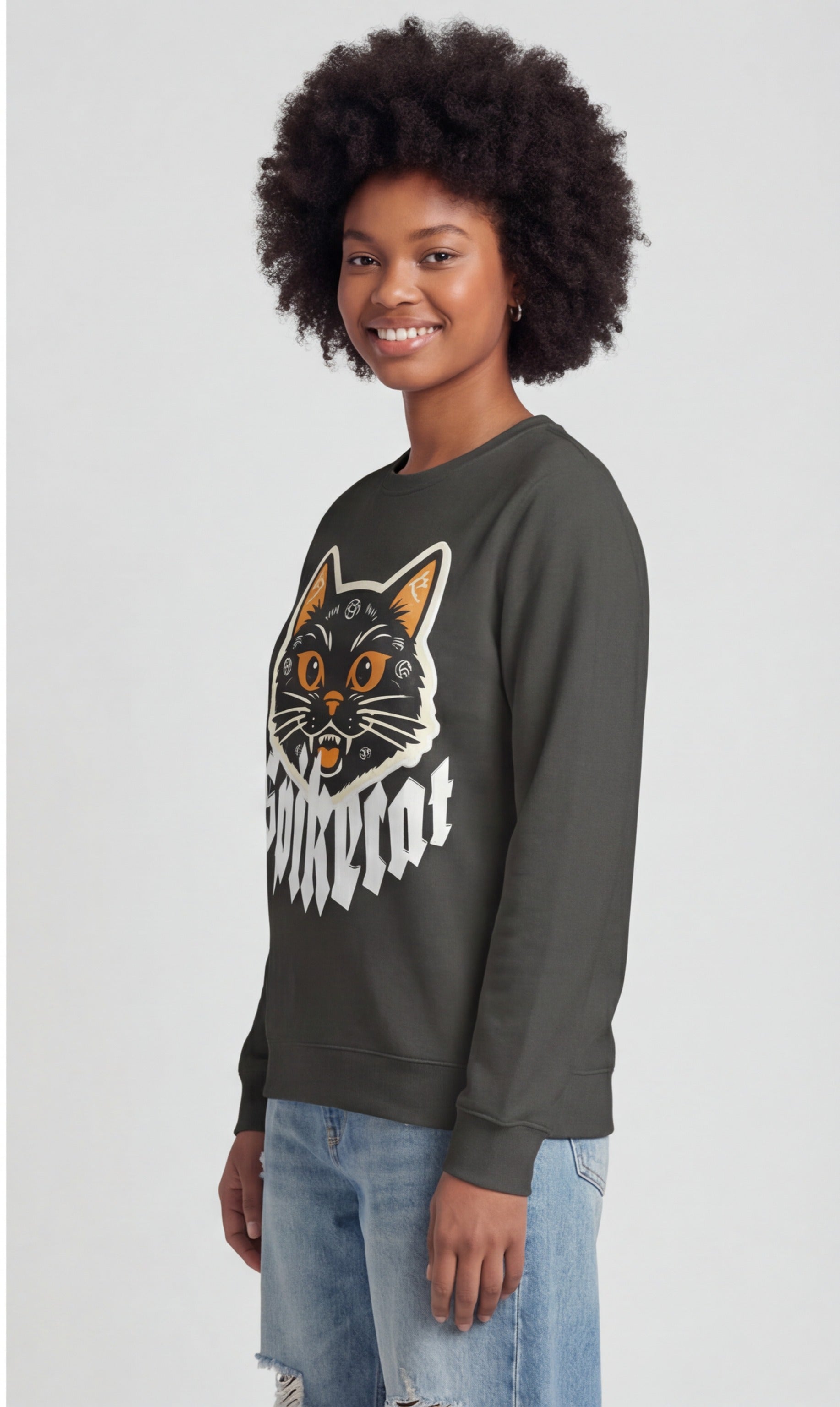 Spikecat — Fierce Volleyball Cat Sweatshirt