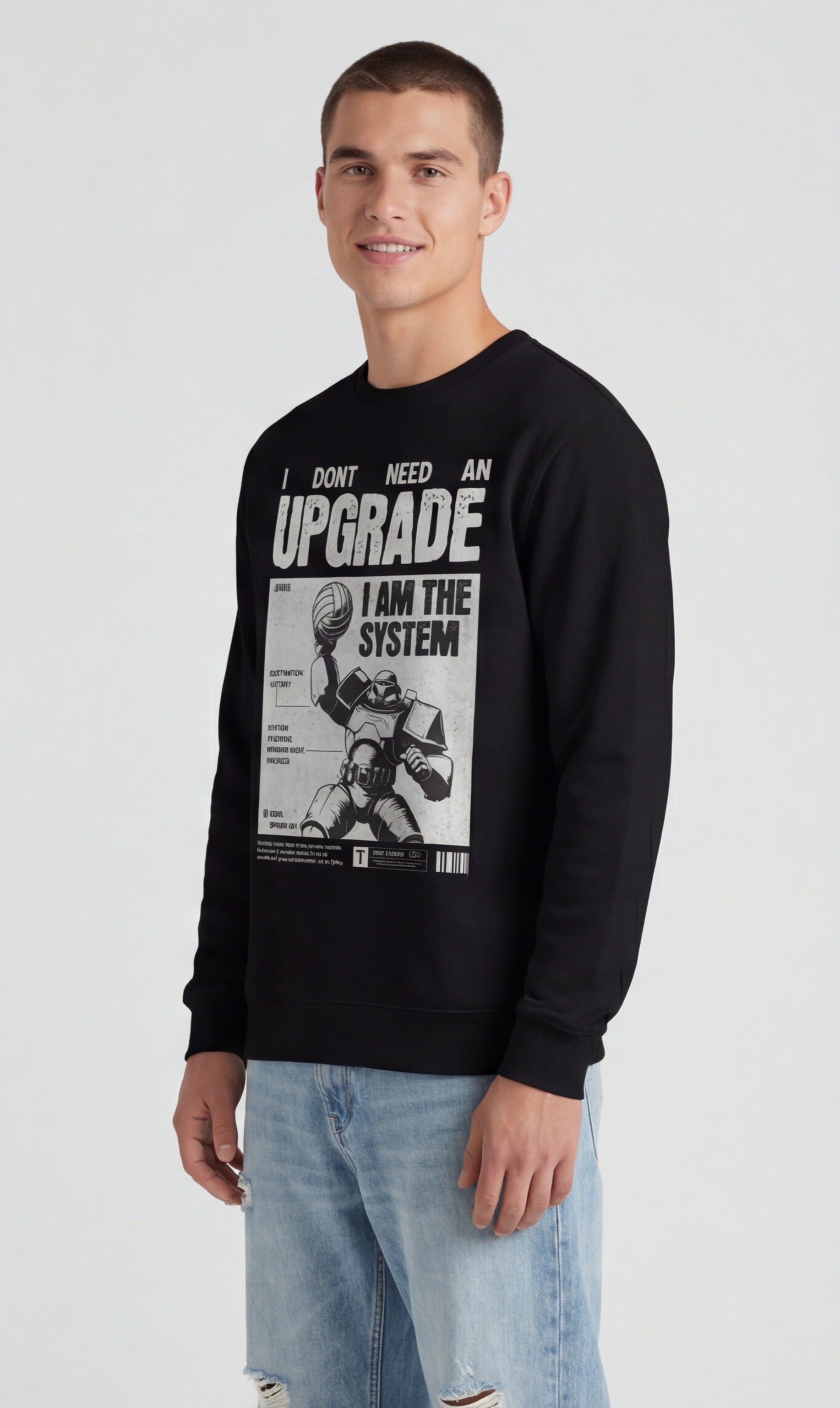 I Am the System — Volleyball Sweatshirt