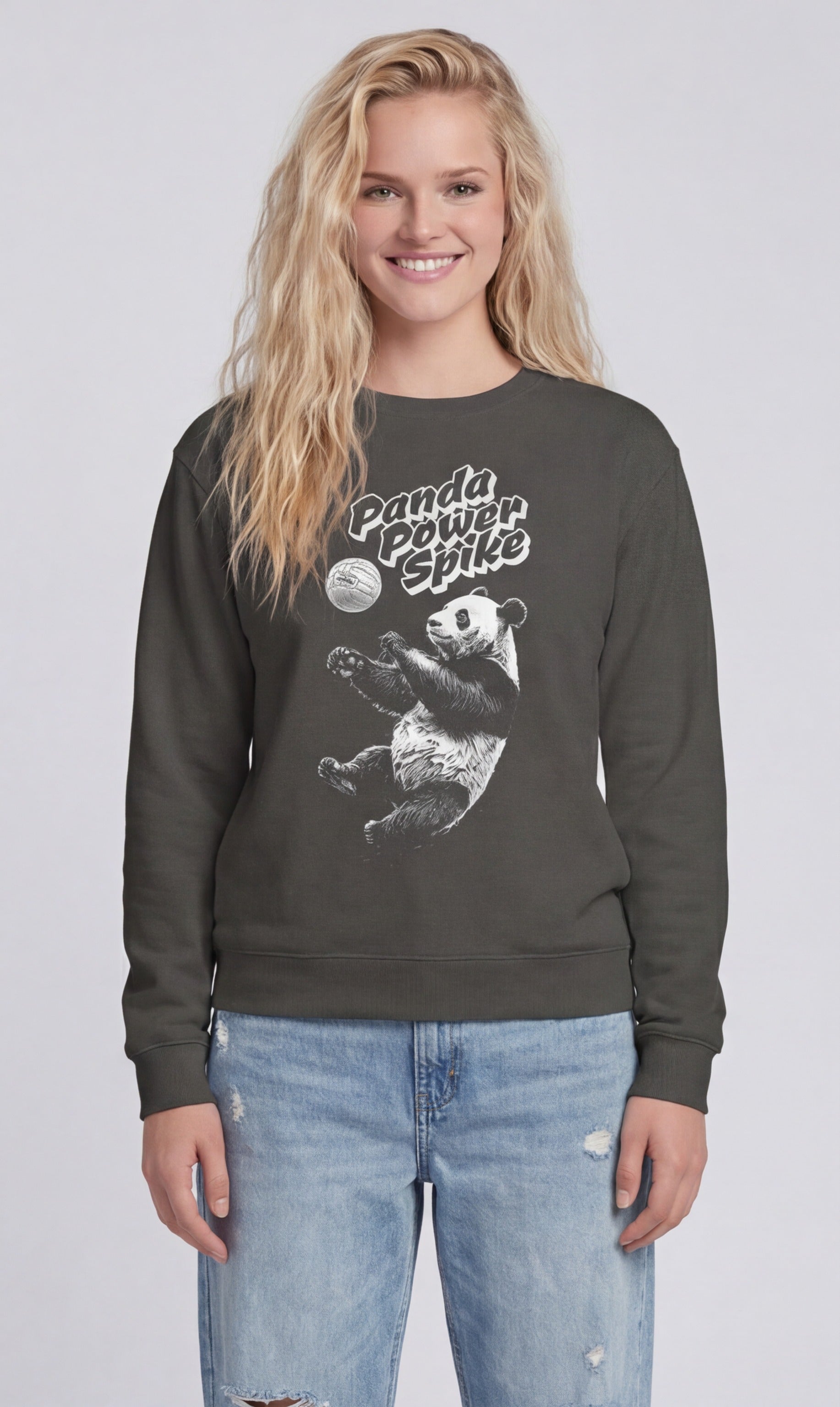 Panda Power Spike Sweatshirt