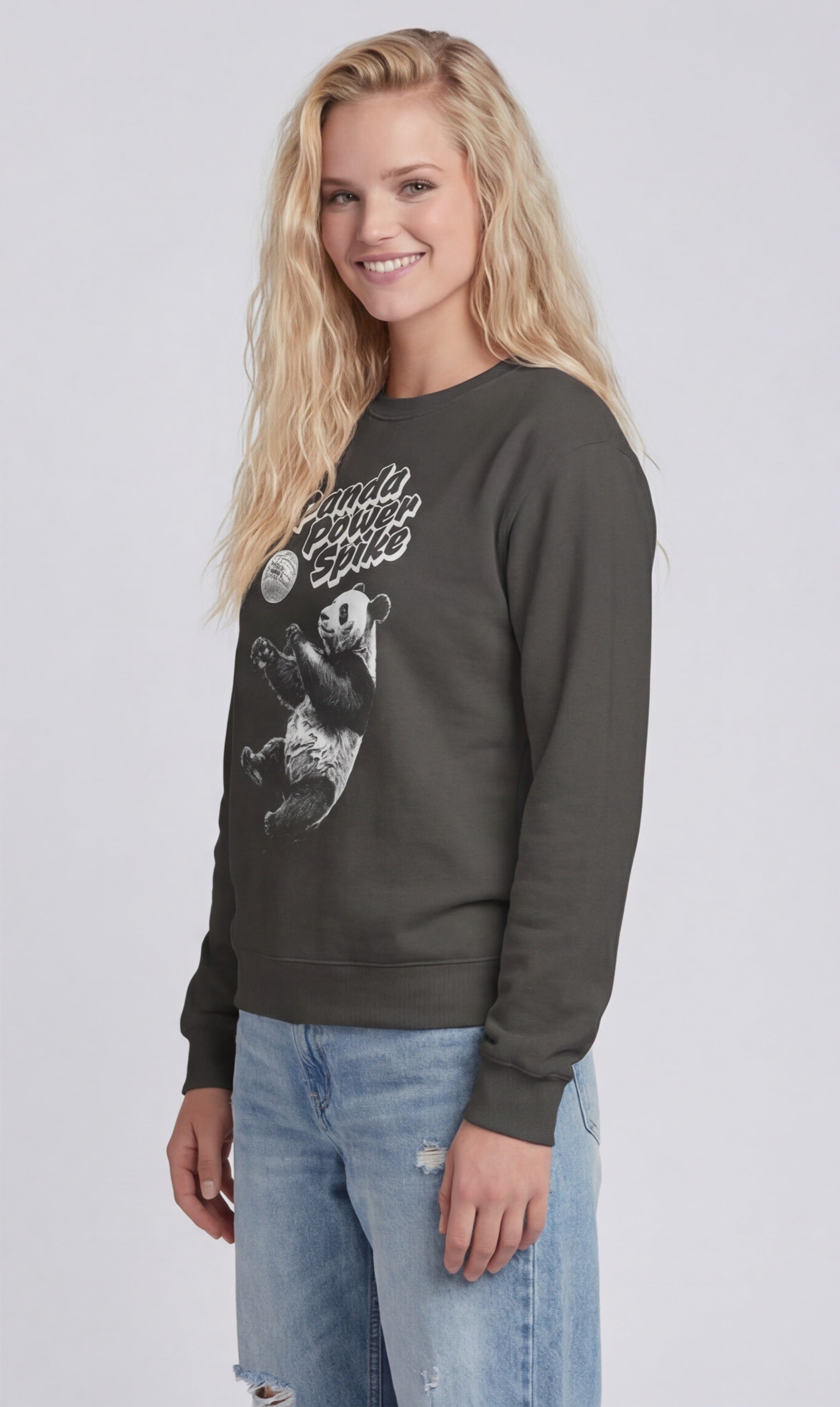 Panda Power Spike Sweatshirt