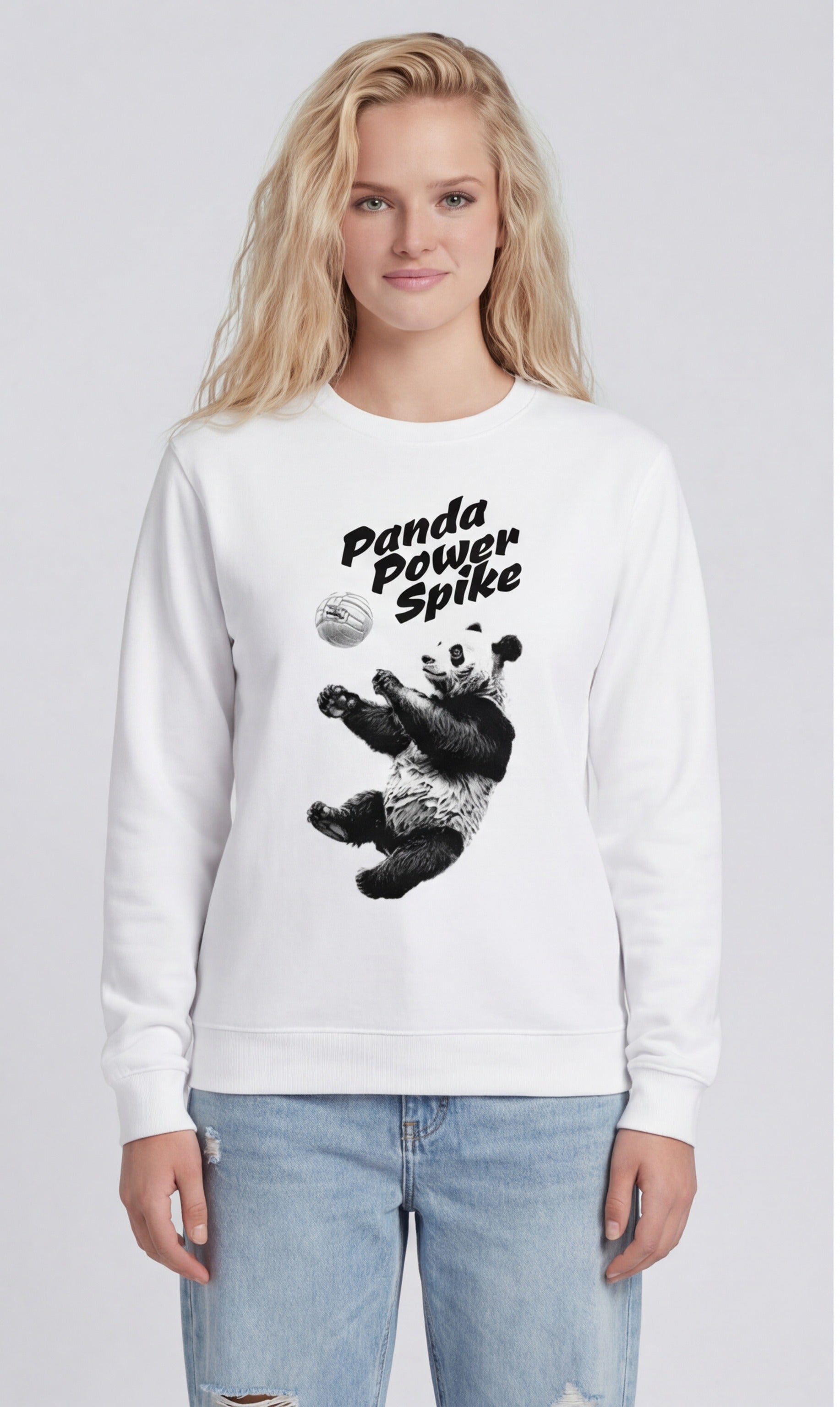 Panda Power Spike Sweatshirt
