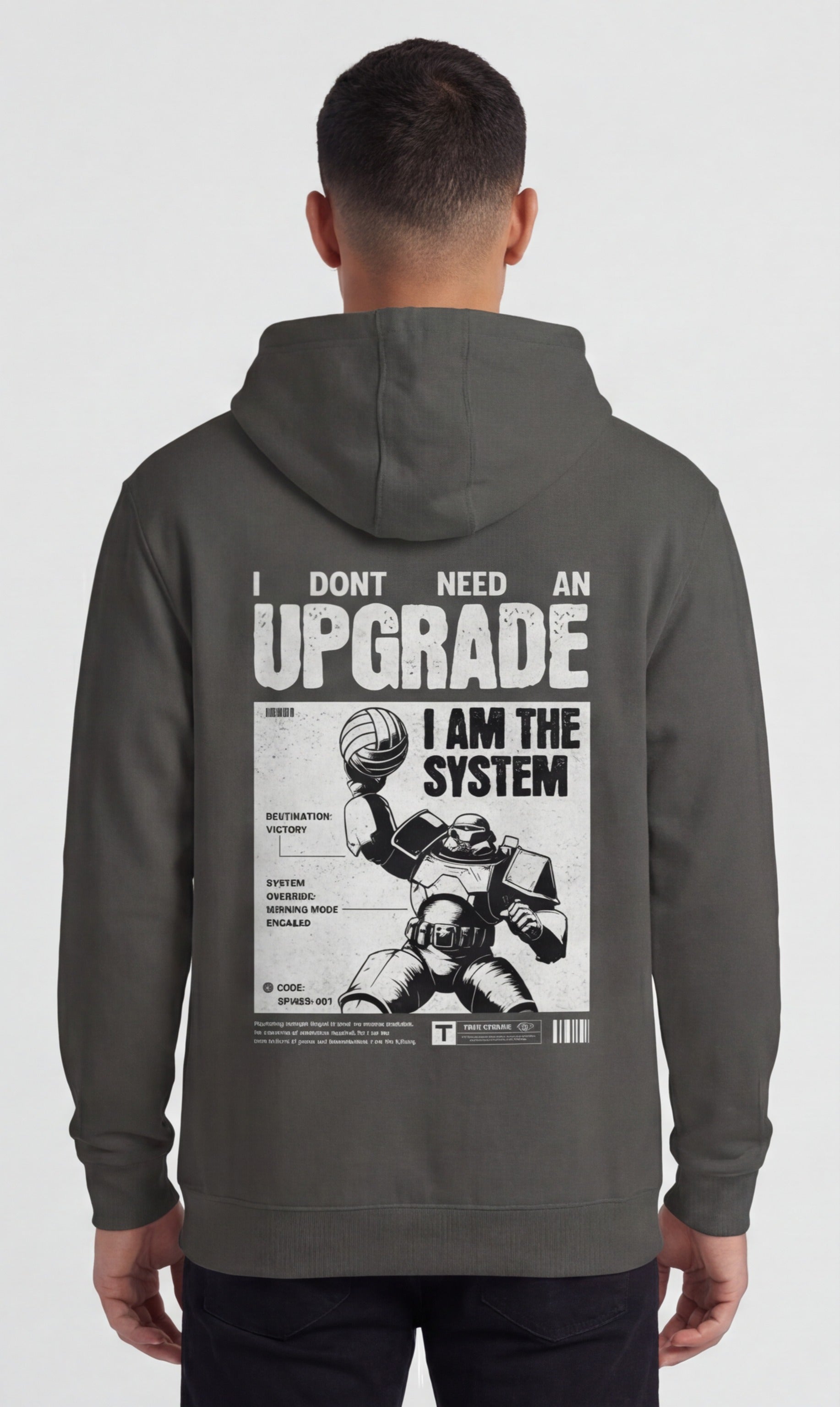 I Am the System — Volleyball Hoodie