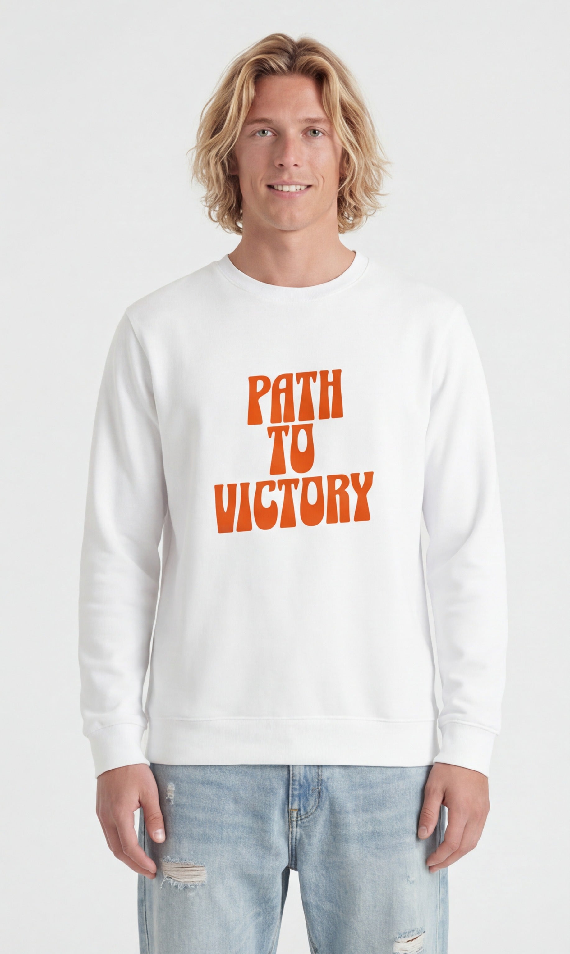 Path to Victory — Psychedelic Volleyball Sweatshirt