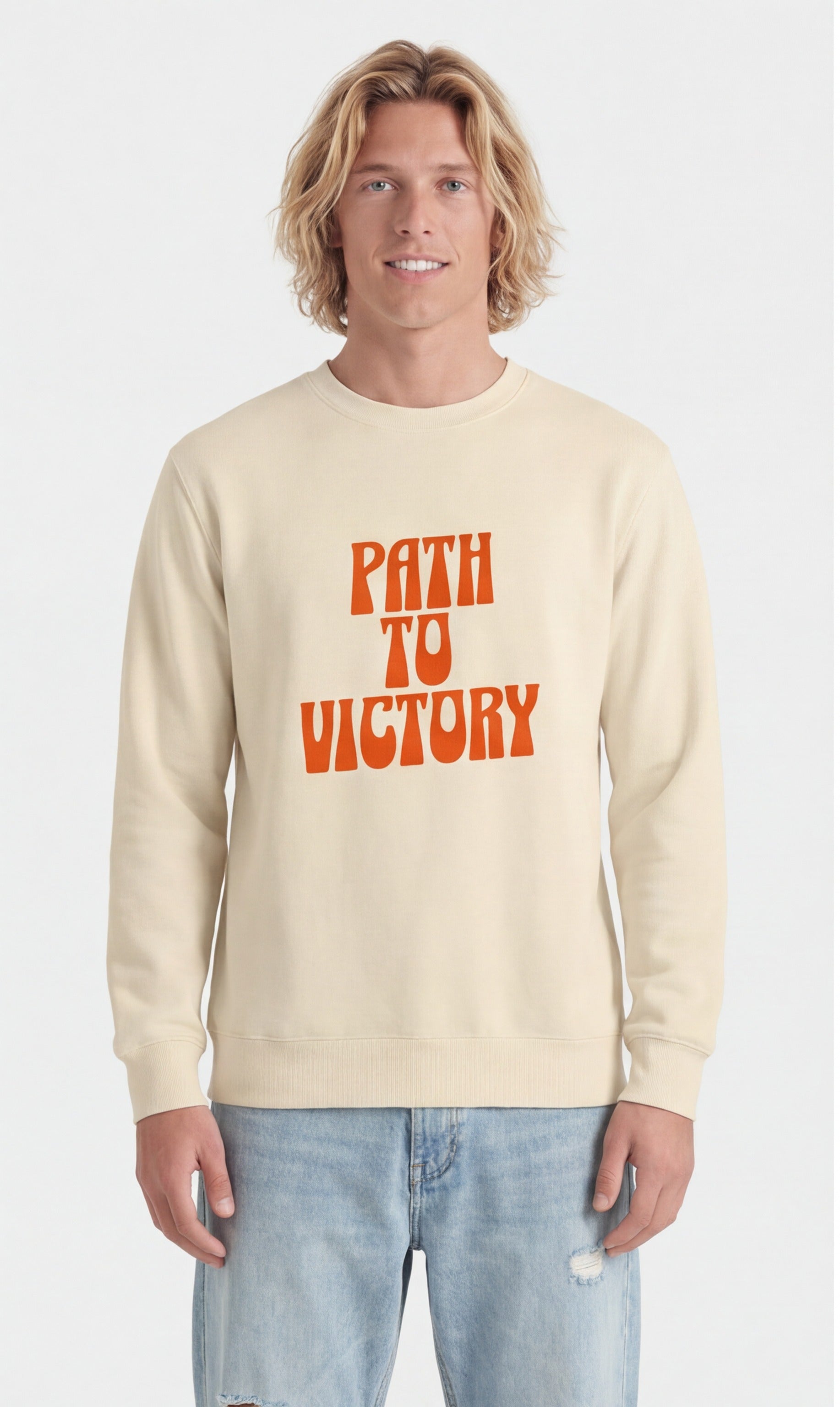 Path to Victory — Psychedelic Volleyball Sweatshirt