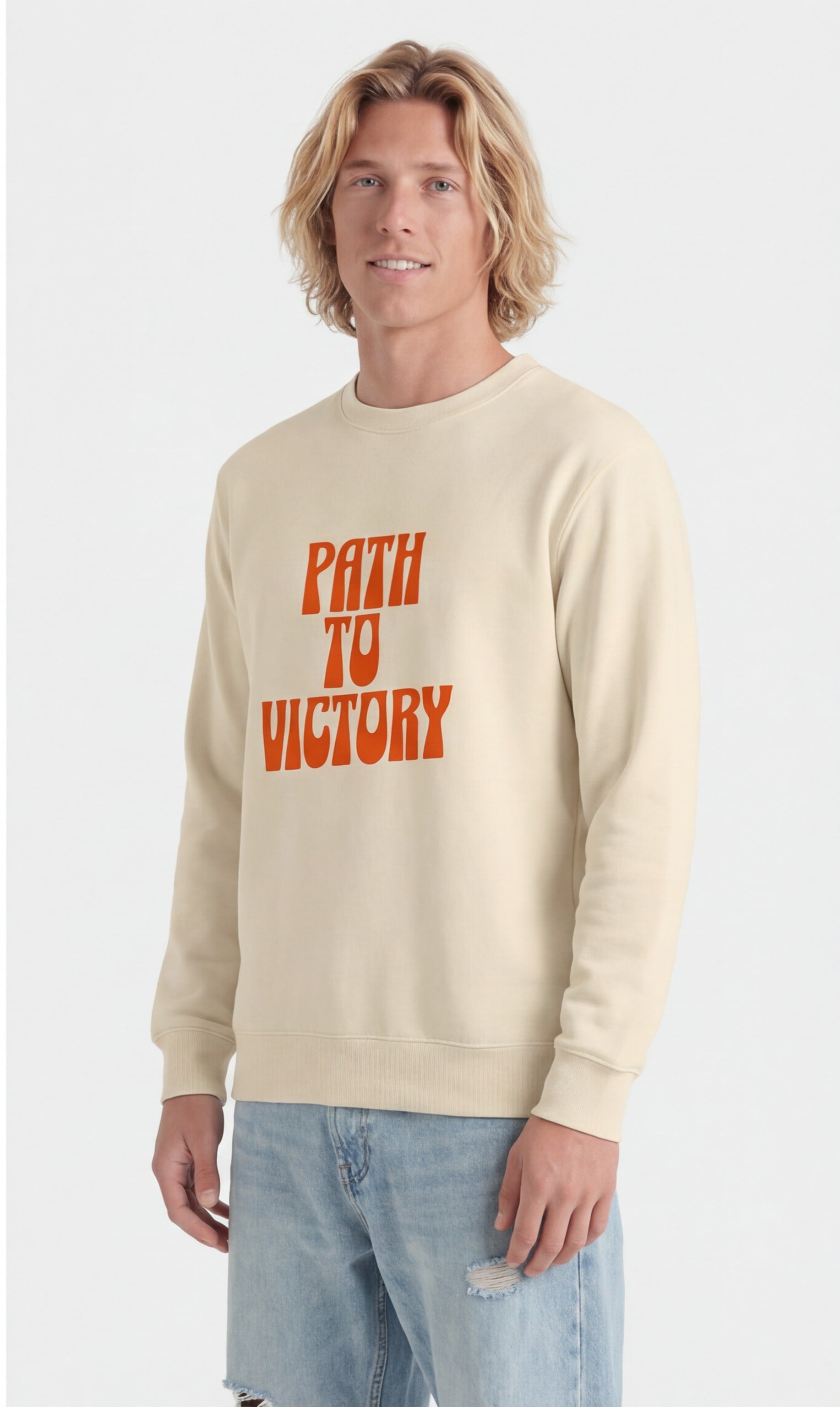 Path to Victory — Psychedelic Volleyball Sweatshirt