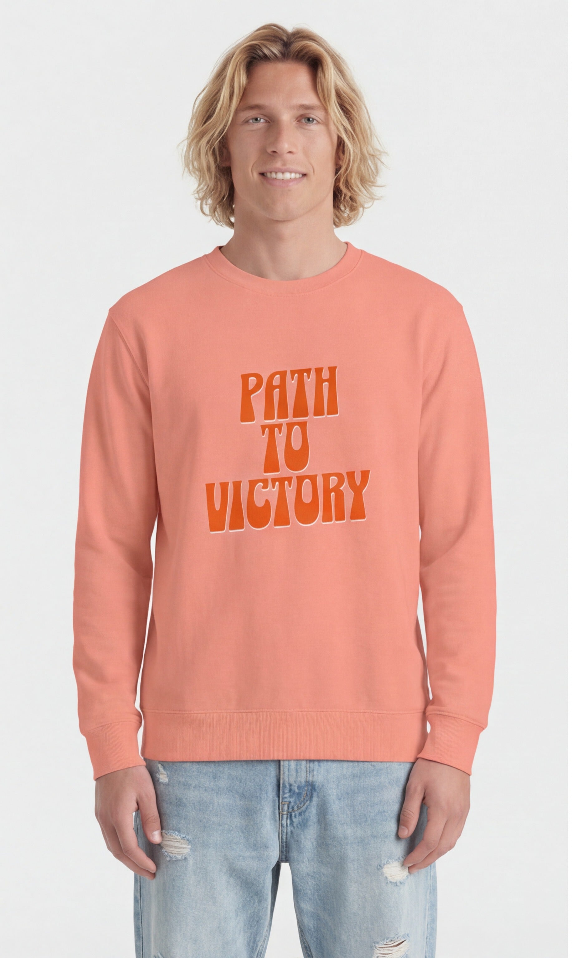 Path to Victory — Psychedelic Volleyball Sweatshirt