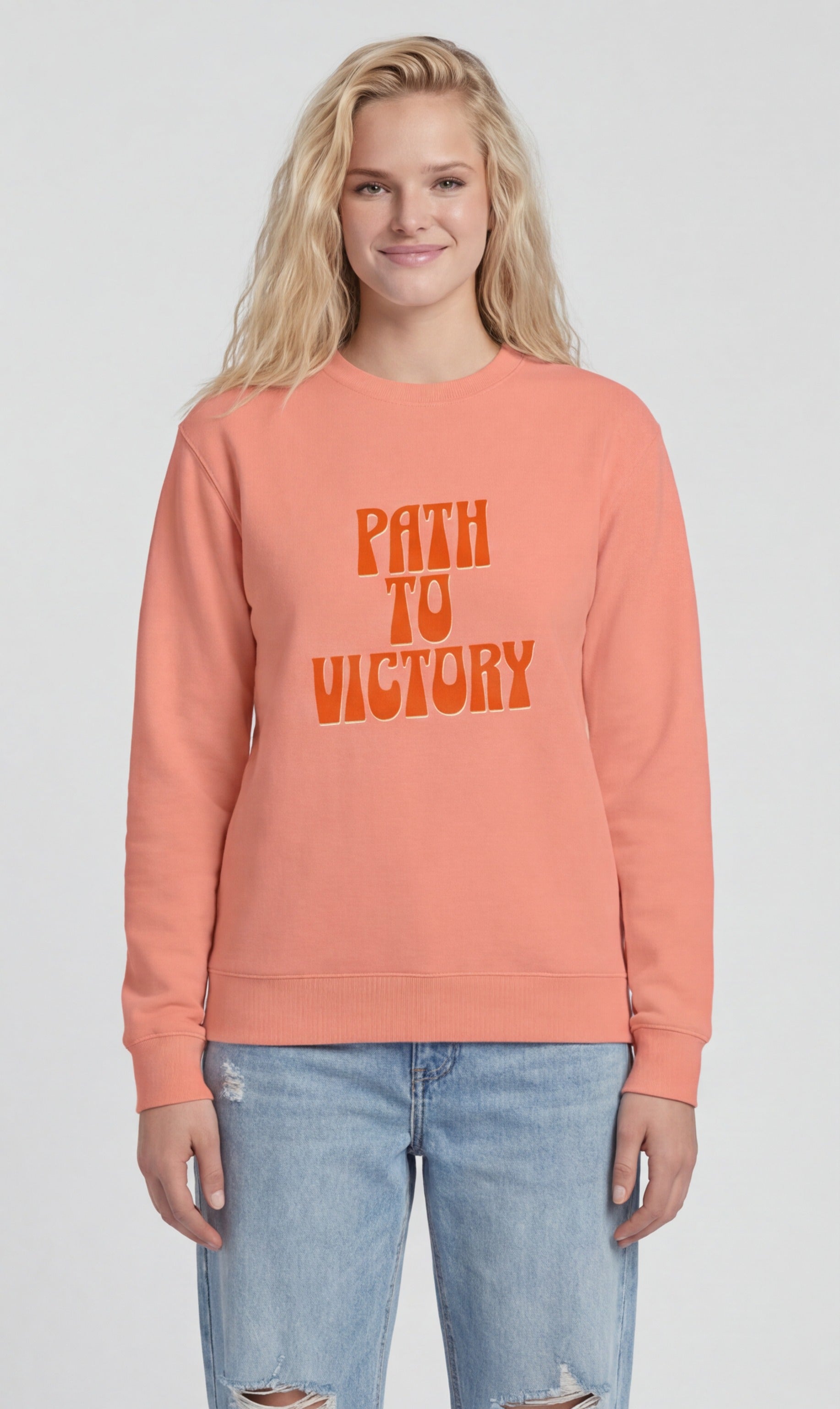 Path to Victory — Psychedelic Volleyball Sweatshirt