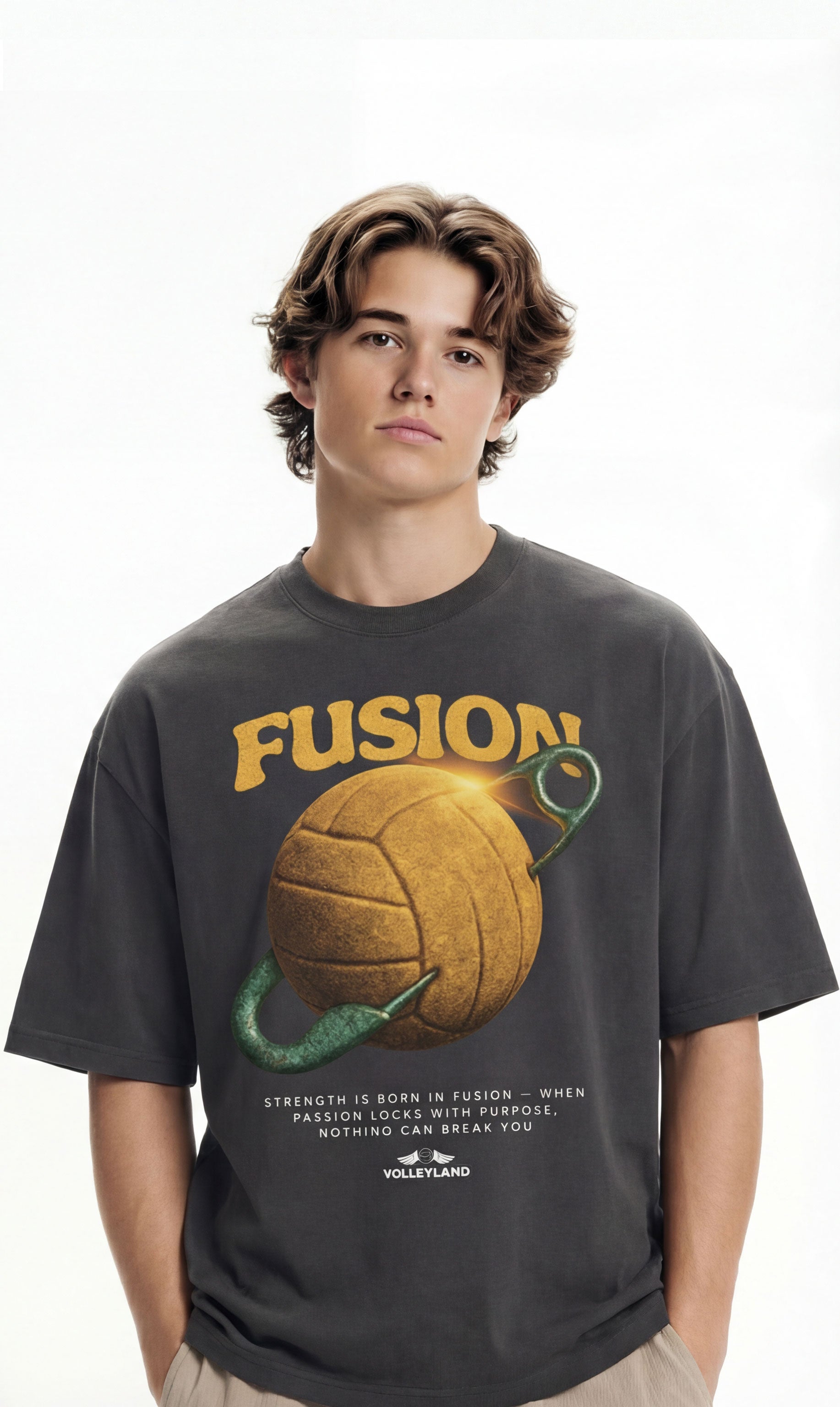 Fusion Oversized faded t-shirt