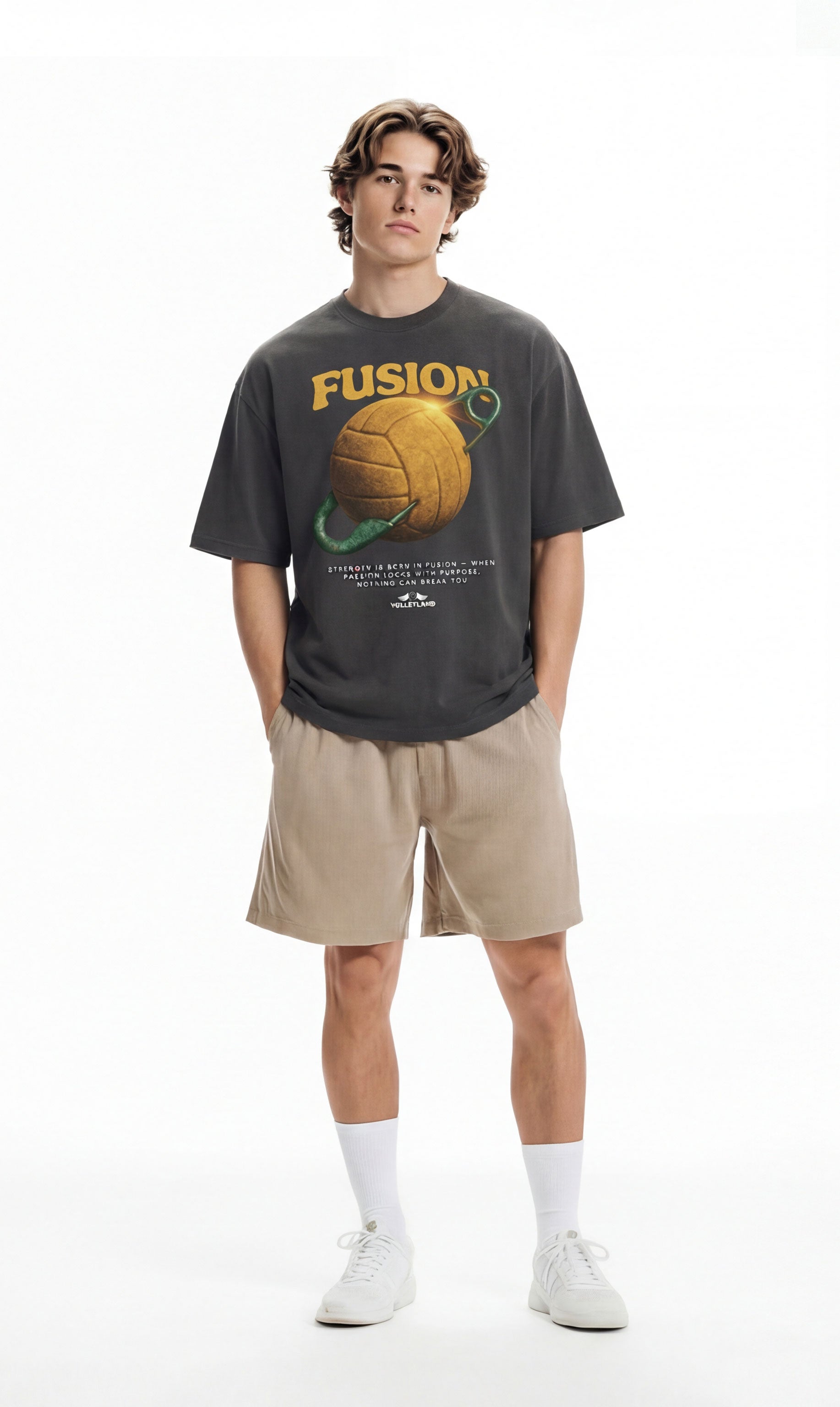 Fusion Oversized faded t-shirt