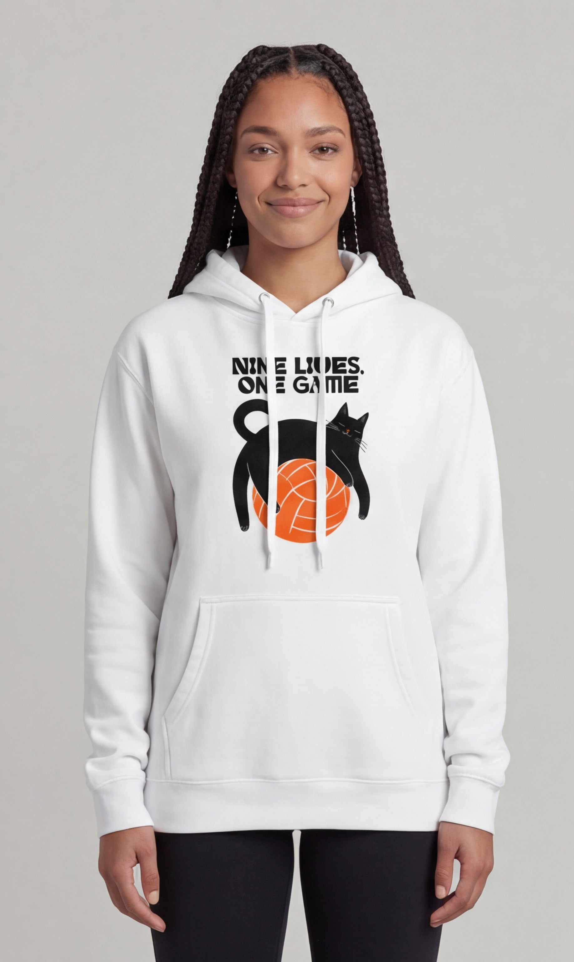 Nine Lives, One Game Hoodie