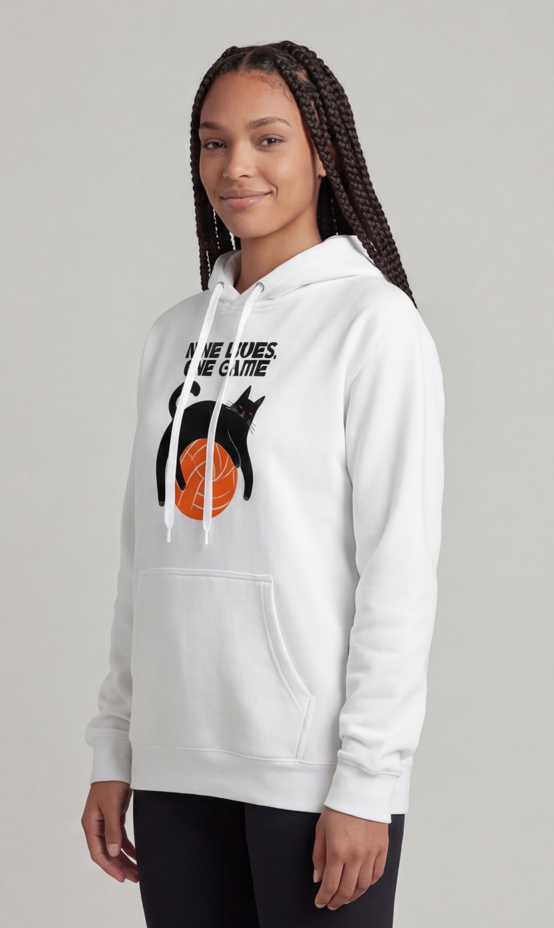 Nine Lives, One Game Hoodie