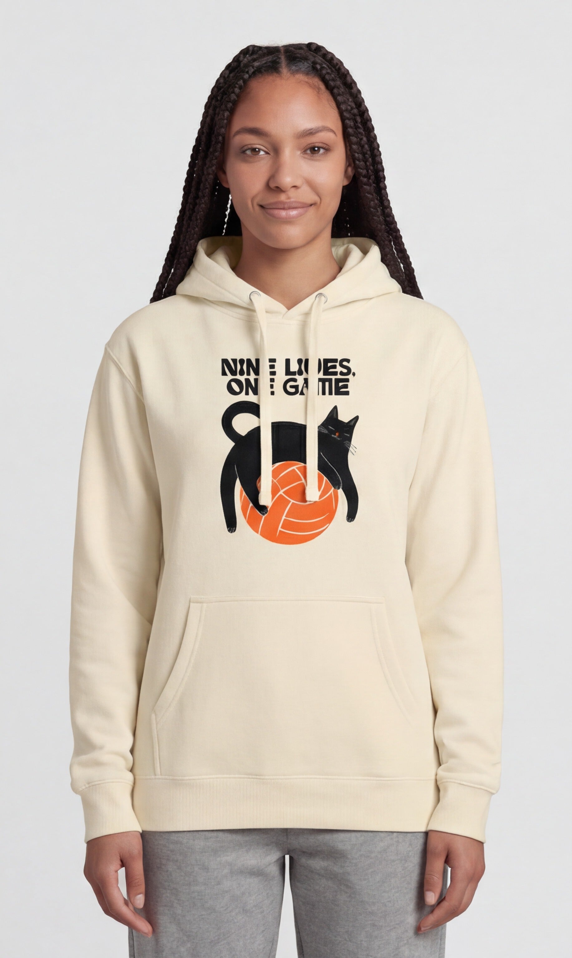 Nine Lives, One Game Hoodie