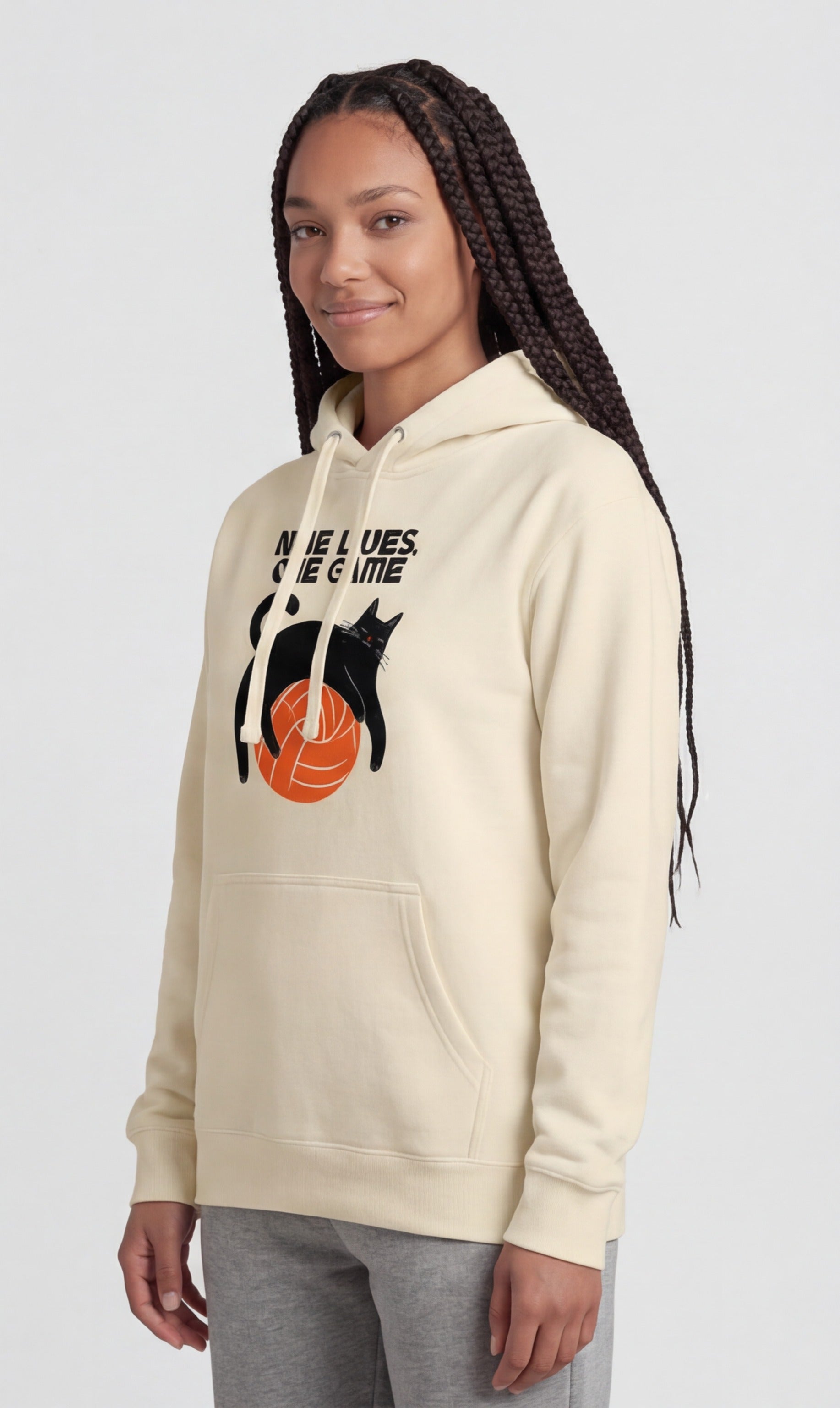 Nine Lives, One Game Hoodie