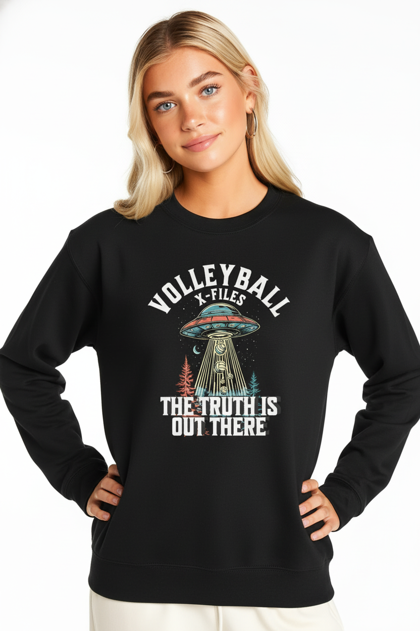 Volleyball X-Files Sweatshirt