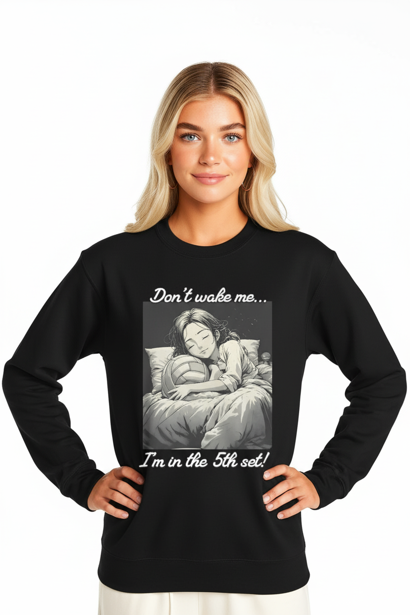 5th Set Dreams — Volleyball Sleep Sweatshirt