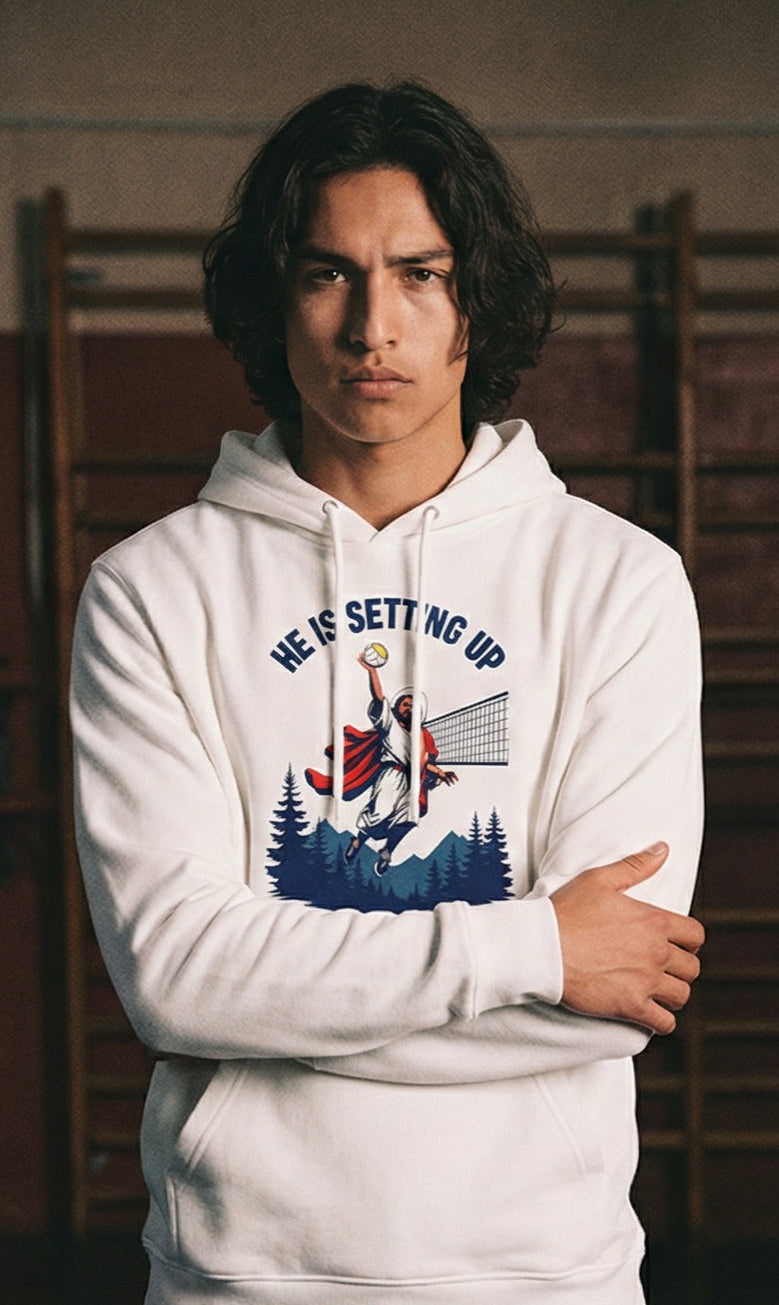 Jesus Volleyball Hoodie