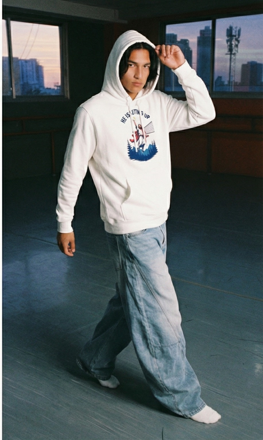 Jesus Volleyball Hoodie