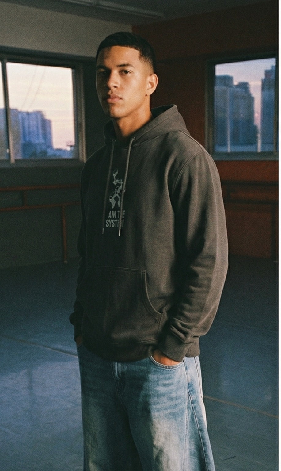 I Am the System — Volleyball Hoodie