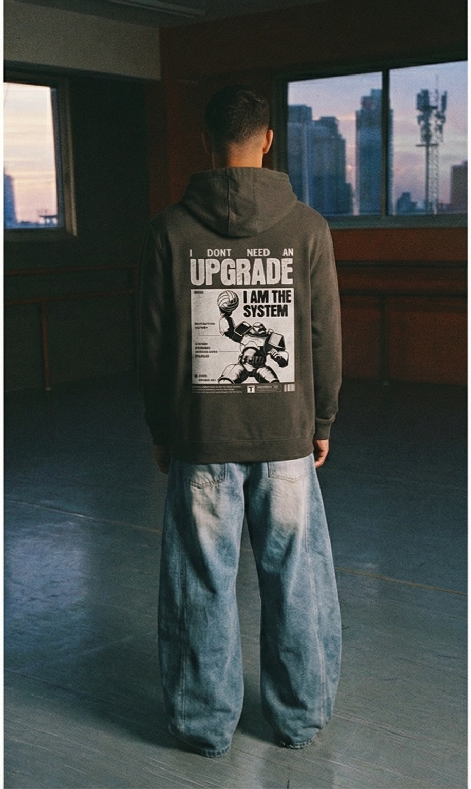 I Am the System — Volleyball Hoodie