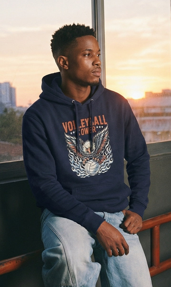 volleyball power Hoodie