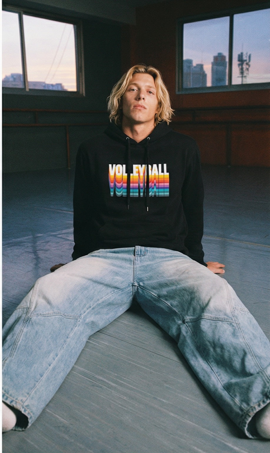 Volleyball retro classic Hoodie