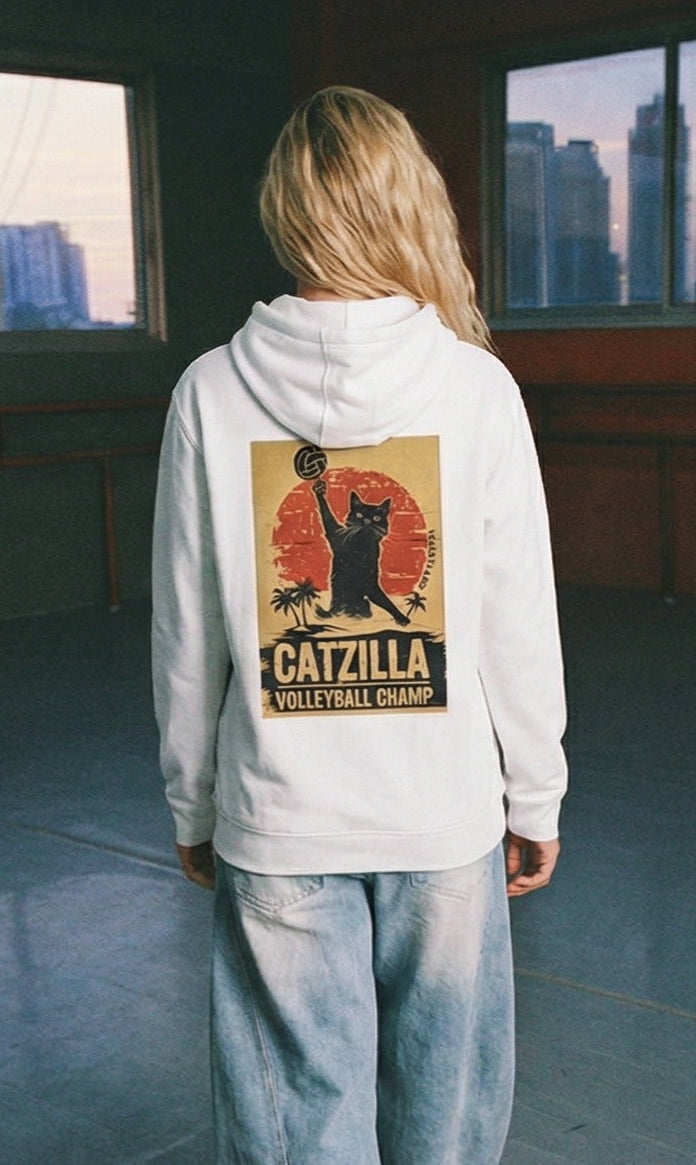 Catzilla Volleyball Champ Hoodie