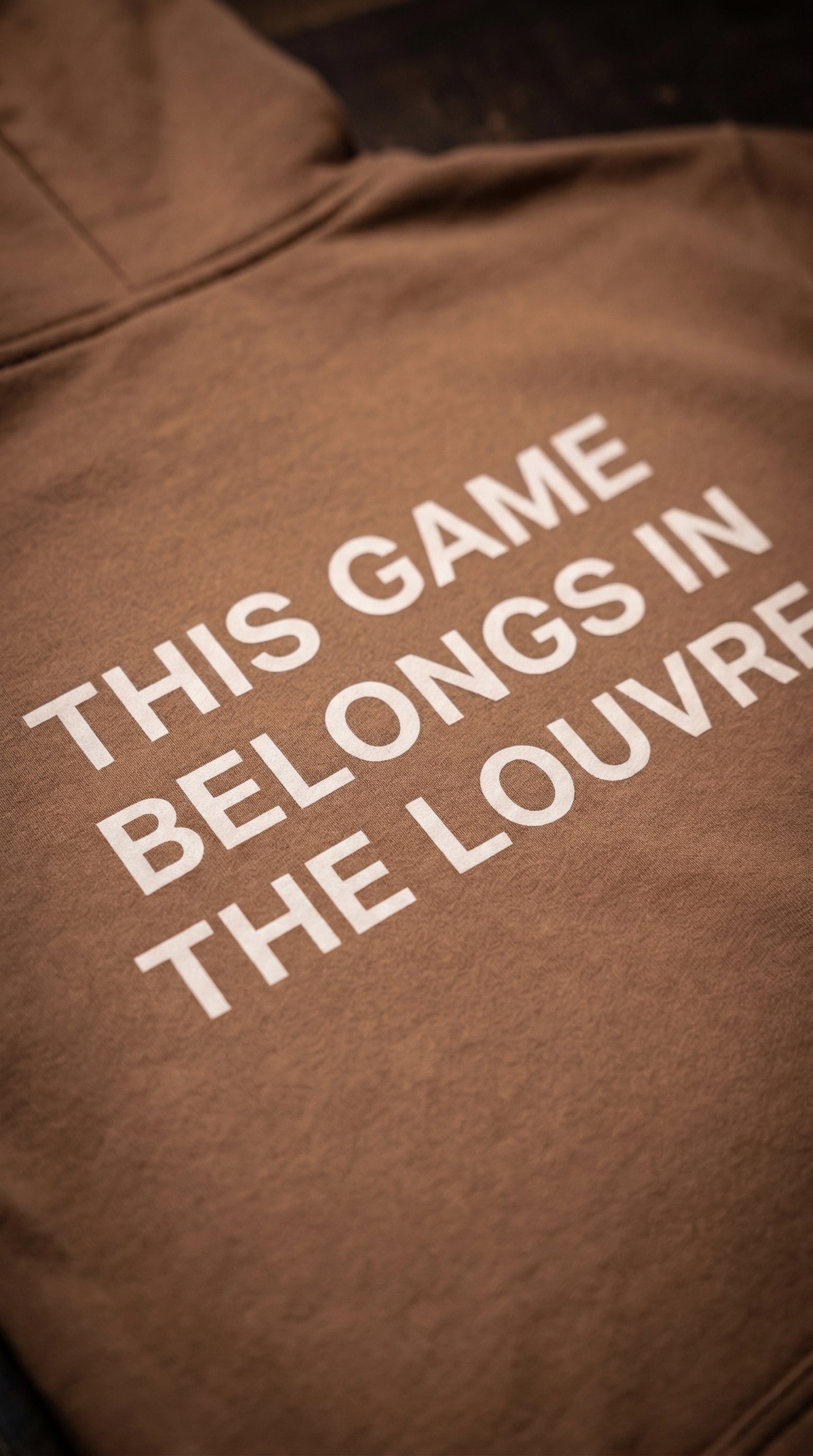 THIS GAME BELONGS IN THE LOUVRE Hoodie