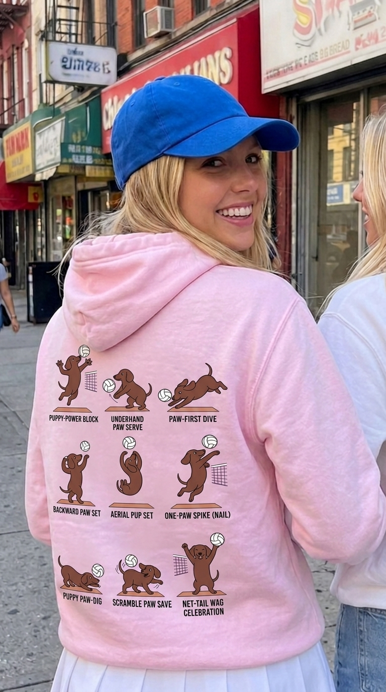 Volleyball, But Make It Paws 🐾 Hoodie