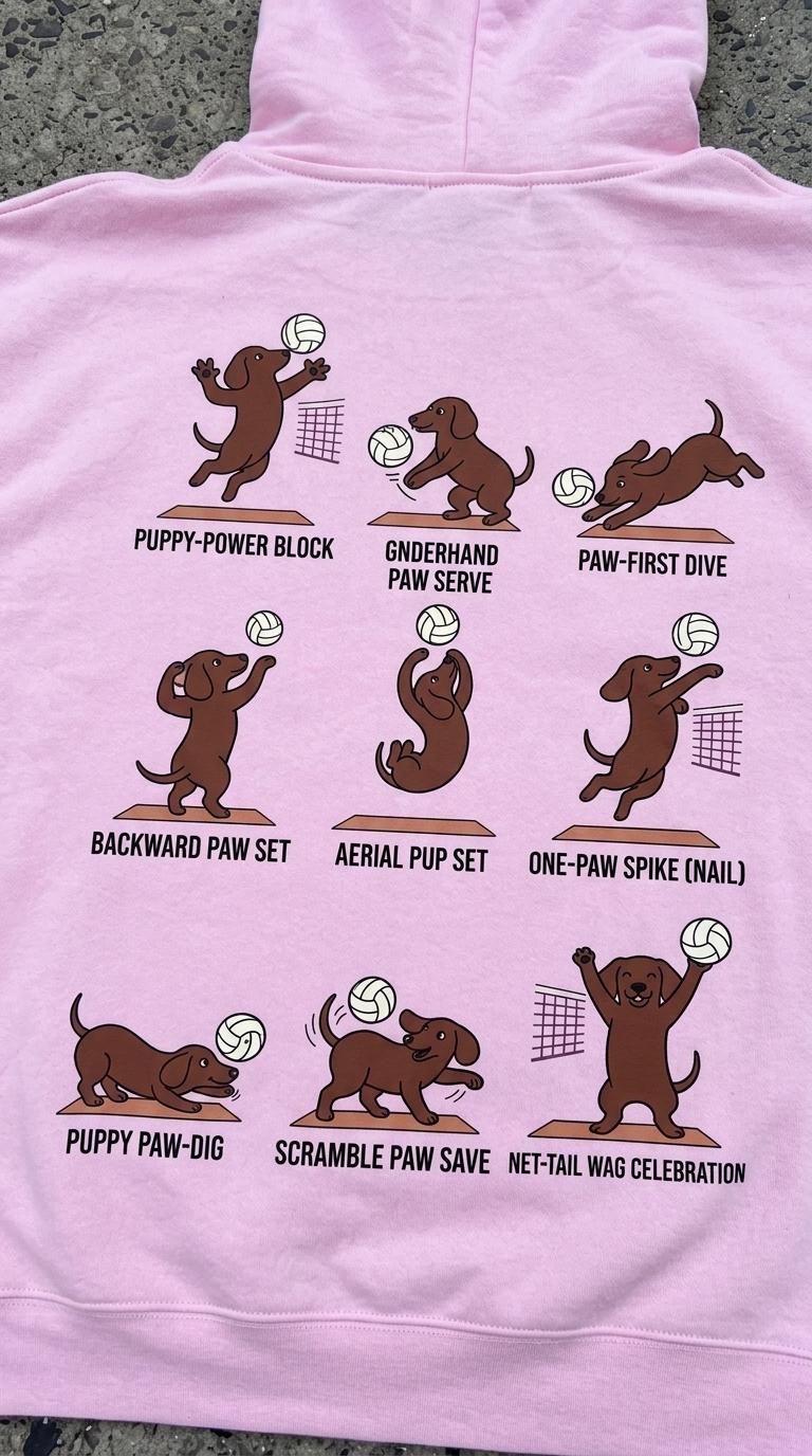 Volleyball, But Make It Paws 🐾 Hoodie