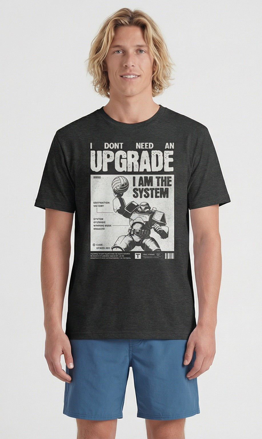 I Am the System — Volleyball t-shirt