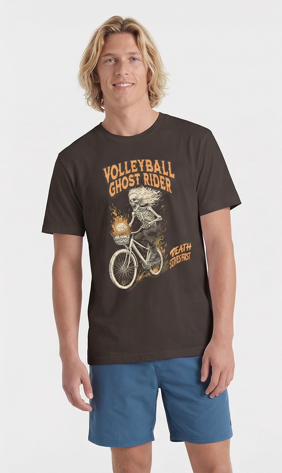 Volleyball Ghost Rider T-Shirt