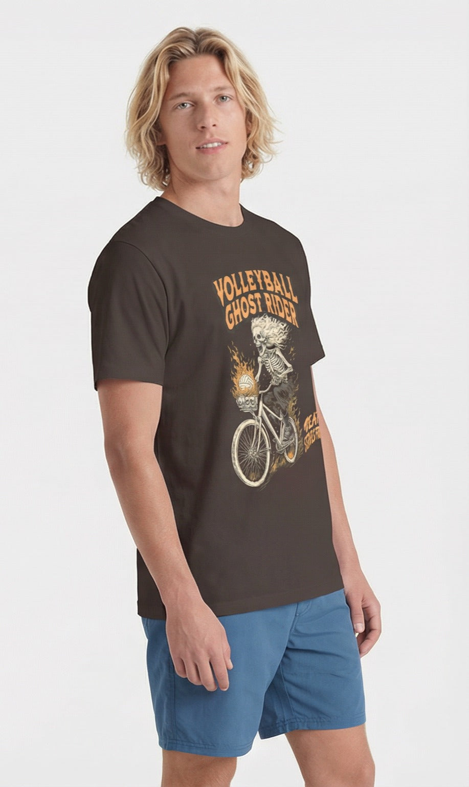 Volleyball Ghost Rider T-Shirt