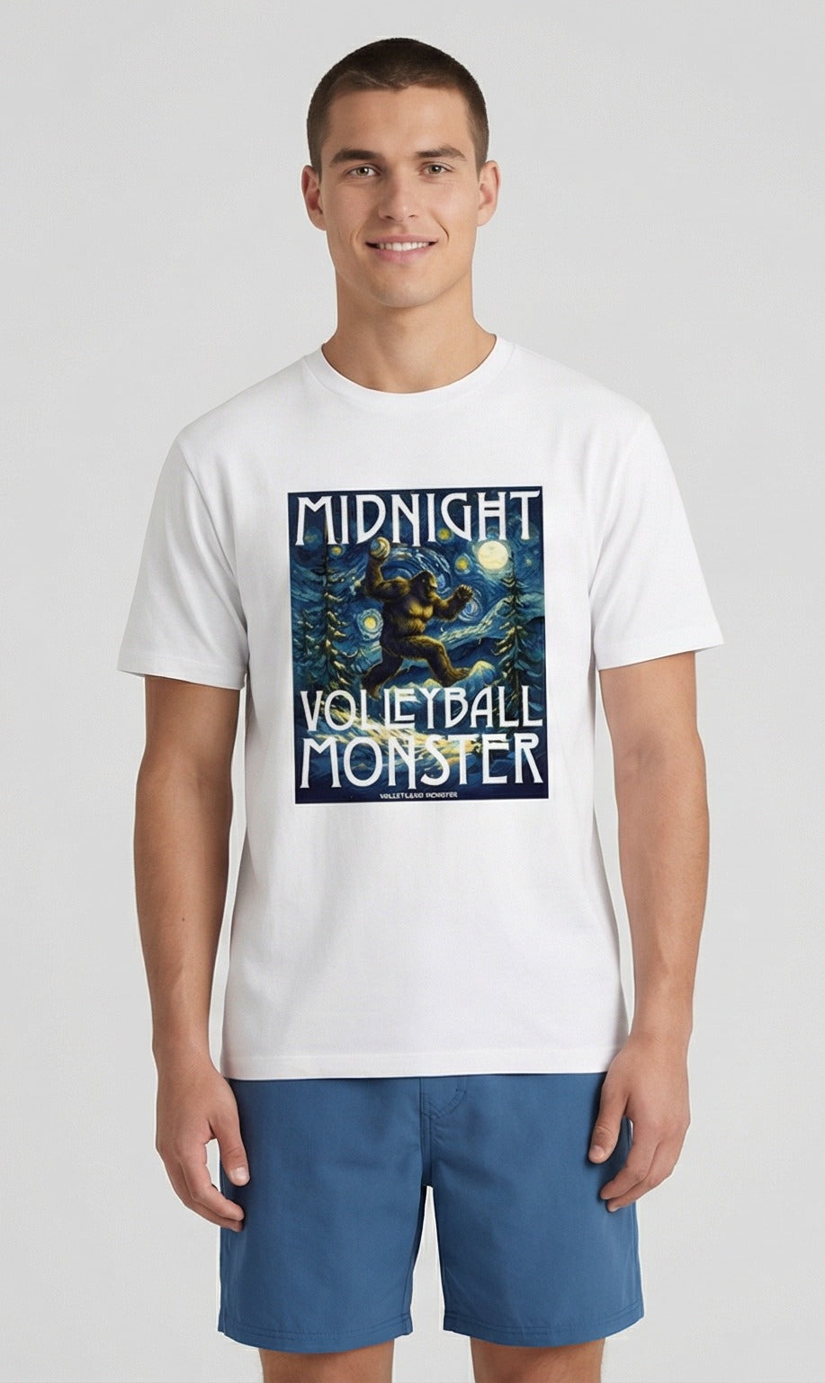 Midnight Volleyball Monster t-shirt