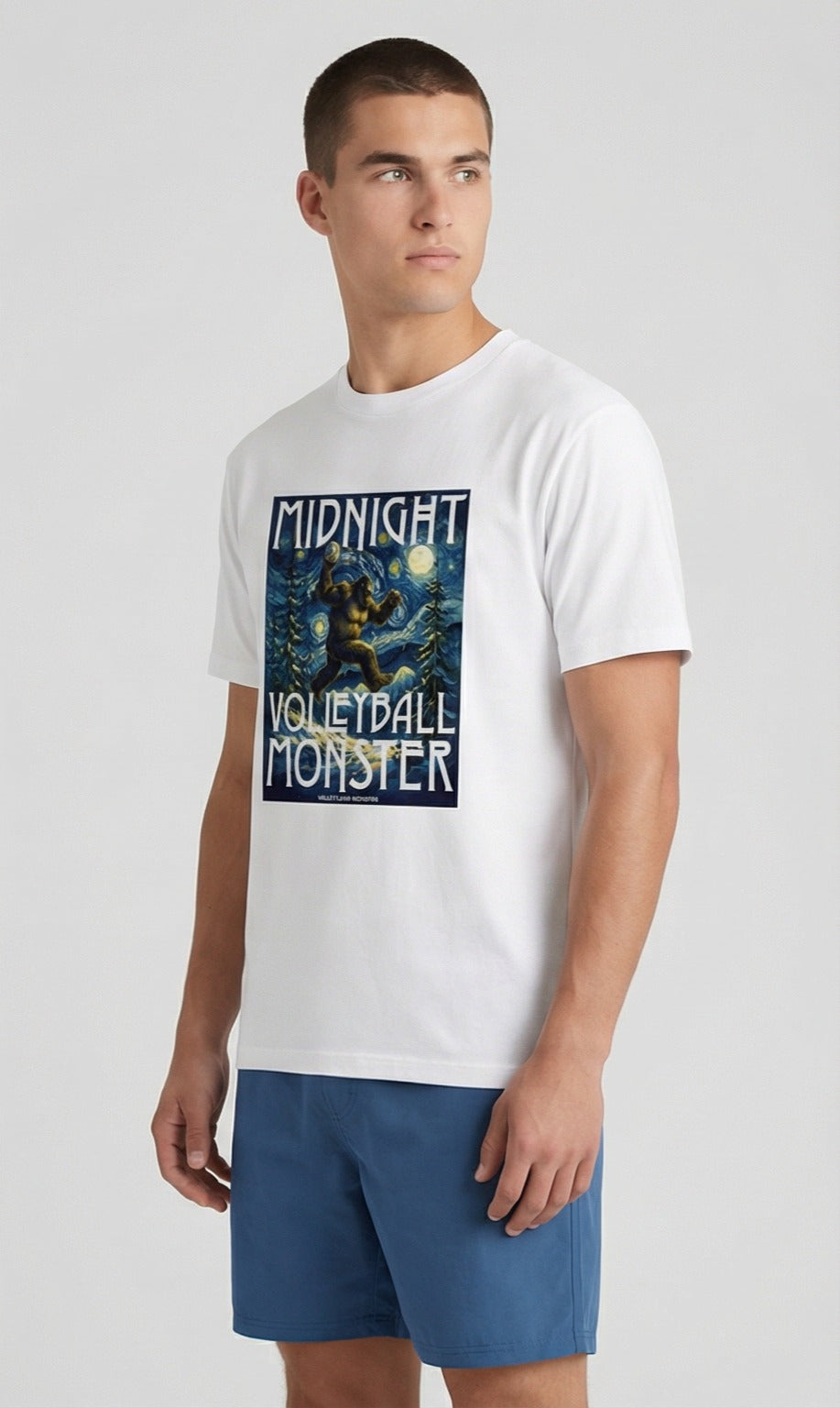 Midnight Volleyball Monster t-shirt
