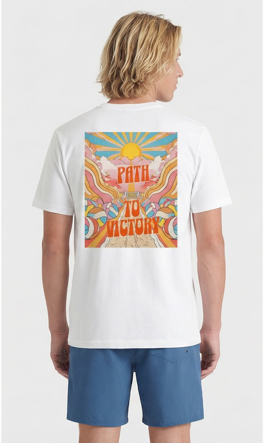 Path to Victory — Psychedelic Volleyball t-shirt