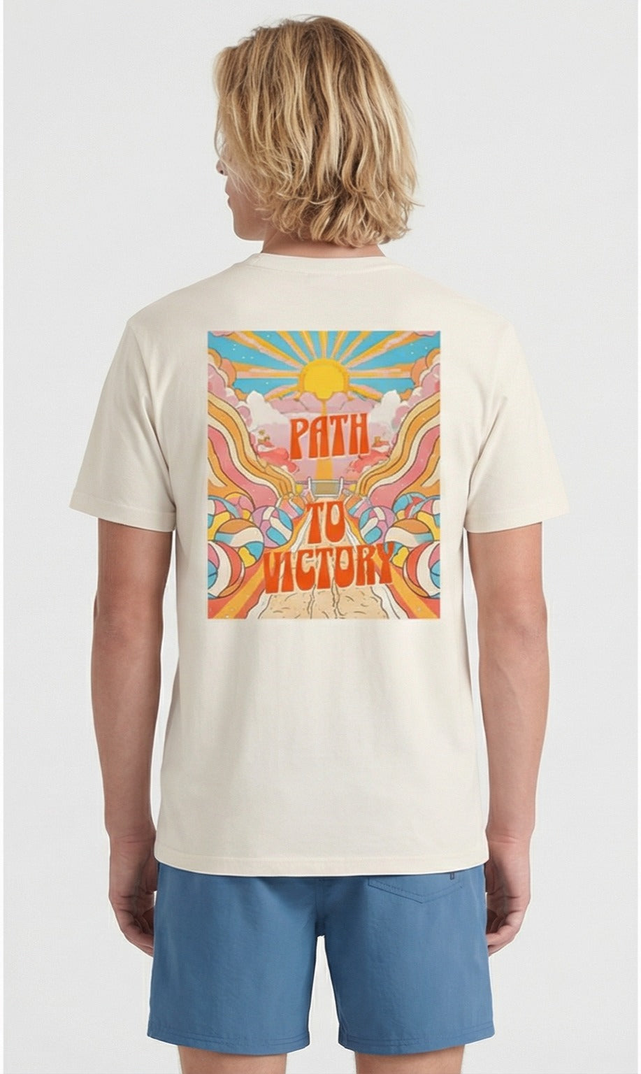 Path to Victory — Psychedelic Volleyball t-shirt