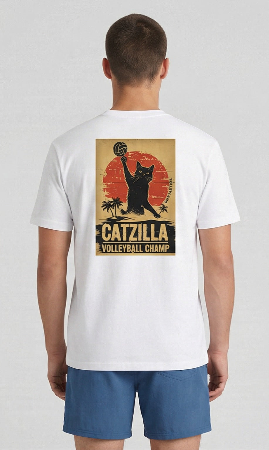 Catzilla Volleyball Champ T-Shirt