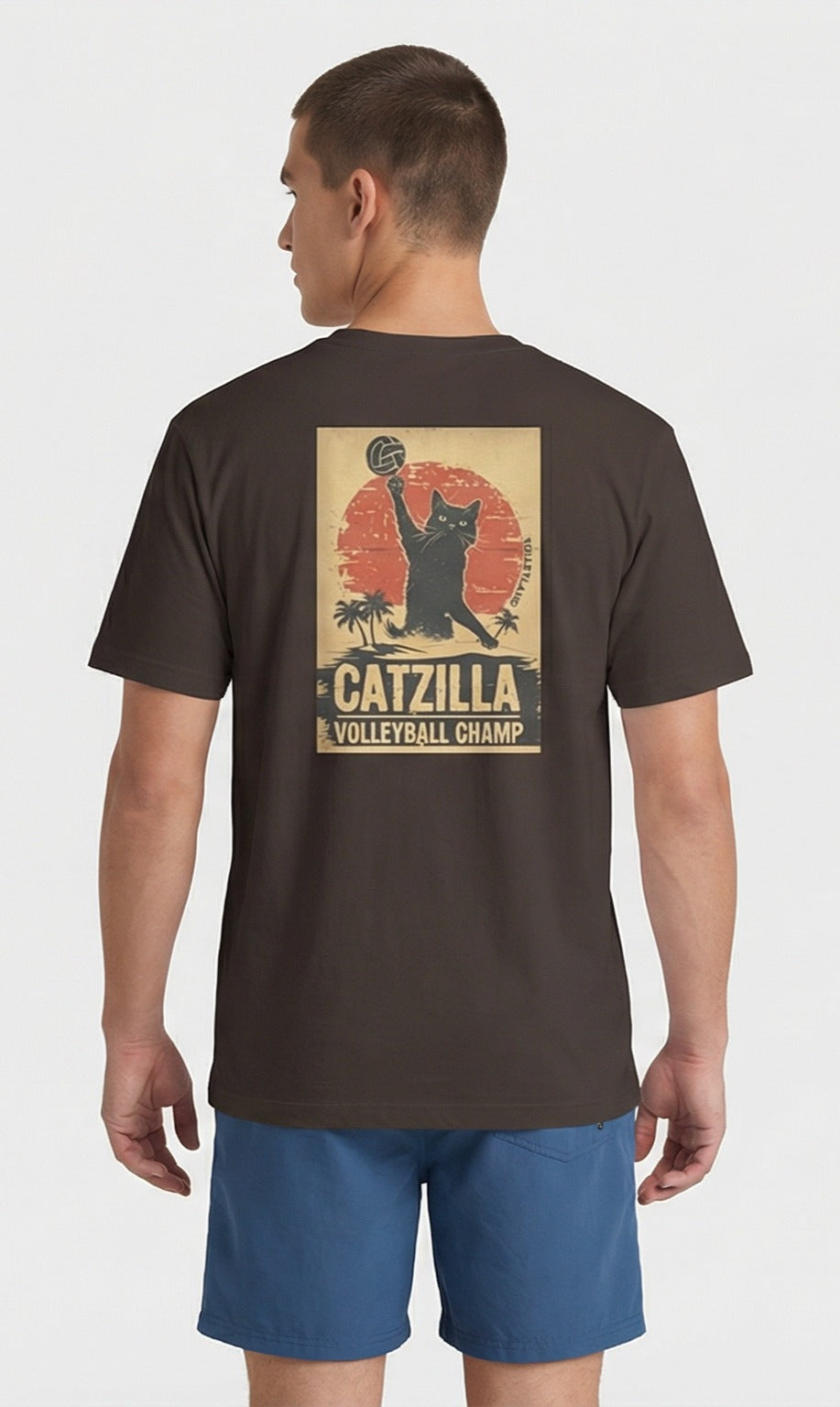 Catzilla Volleyball Champ T-Shirt