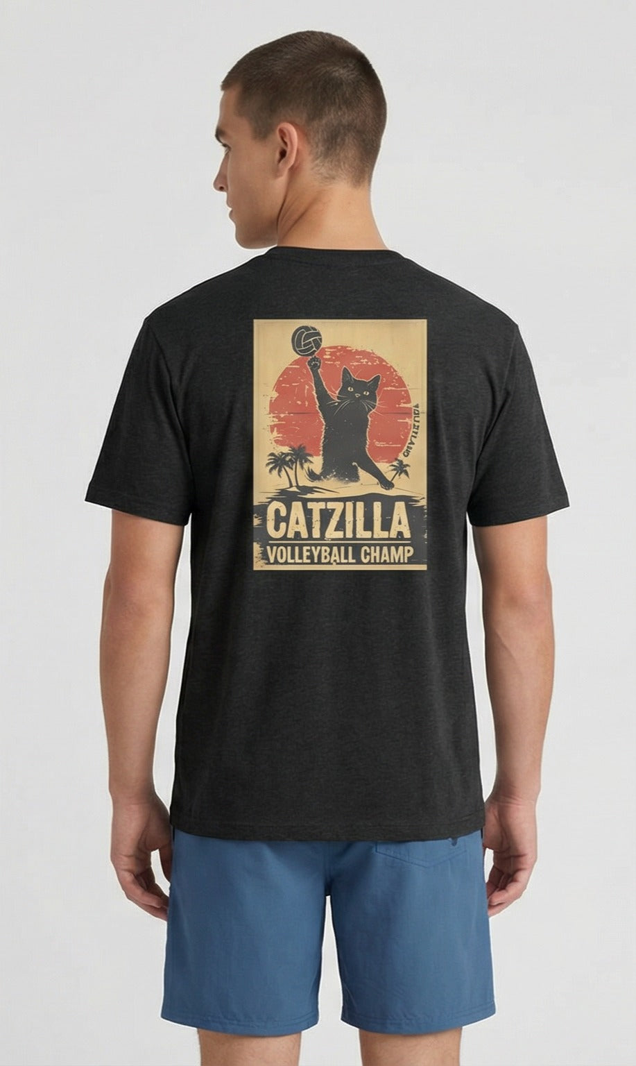 Catzilla Volleyball Champ T-Shirt
