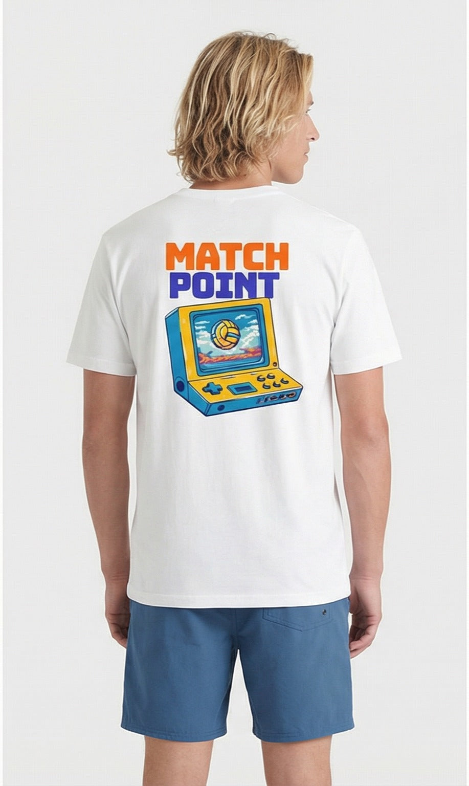 Match Point — Retro Gaming Volleyball t-shirt